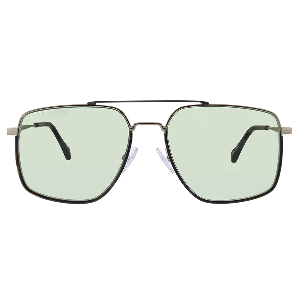 Hugo Boss Green Geometric Men's Sunglasses BOSS 1091/S 0CGS/GP 58