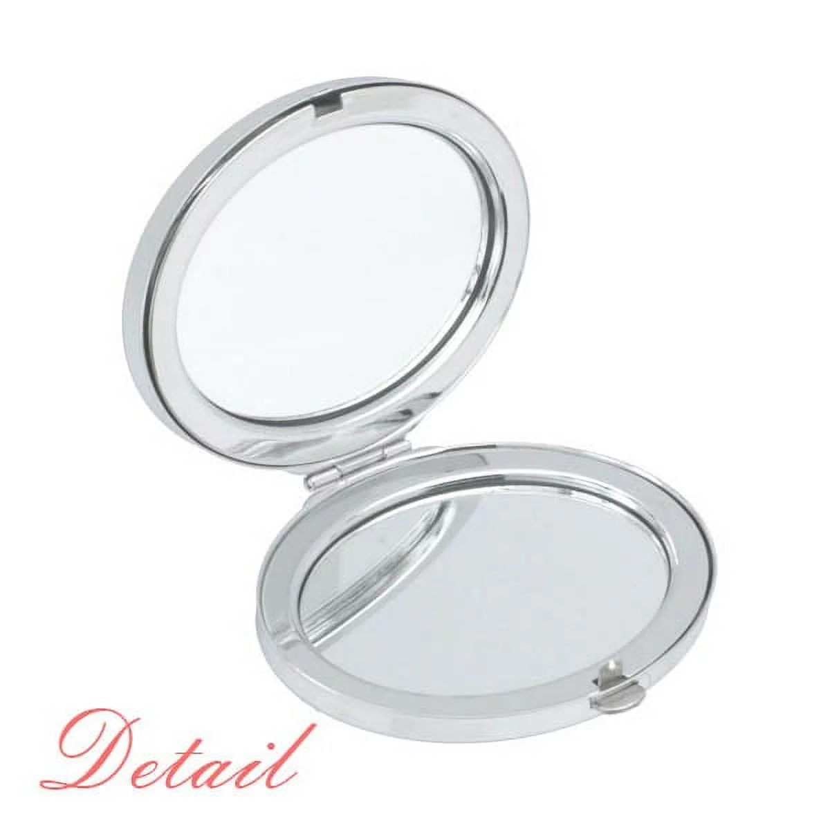 Cage Flower Shelf Art Deco Fashion Mirror Portable Fold Hand Makeup Double Side Glasses