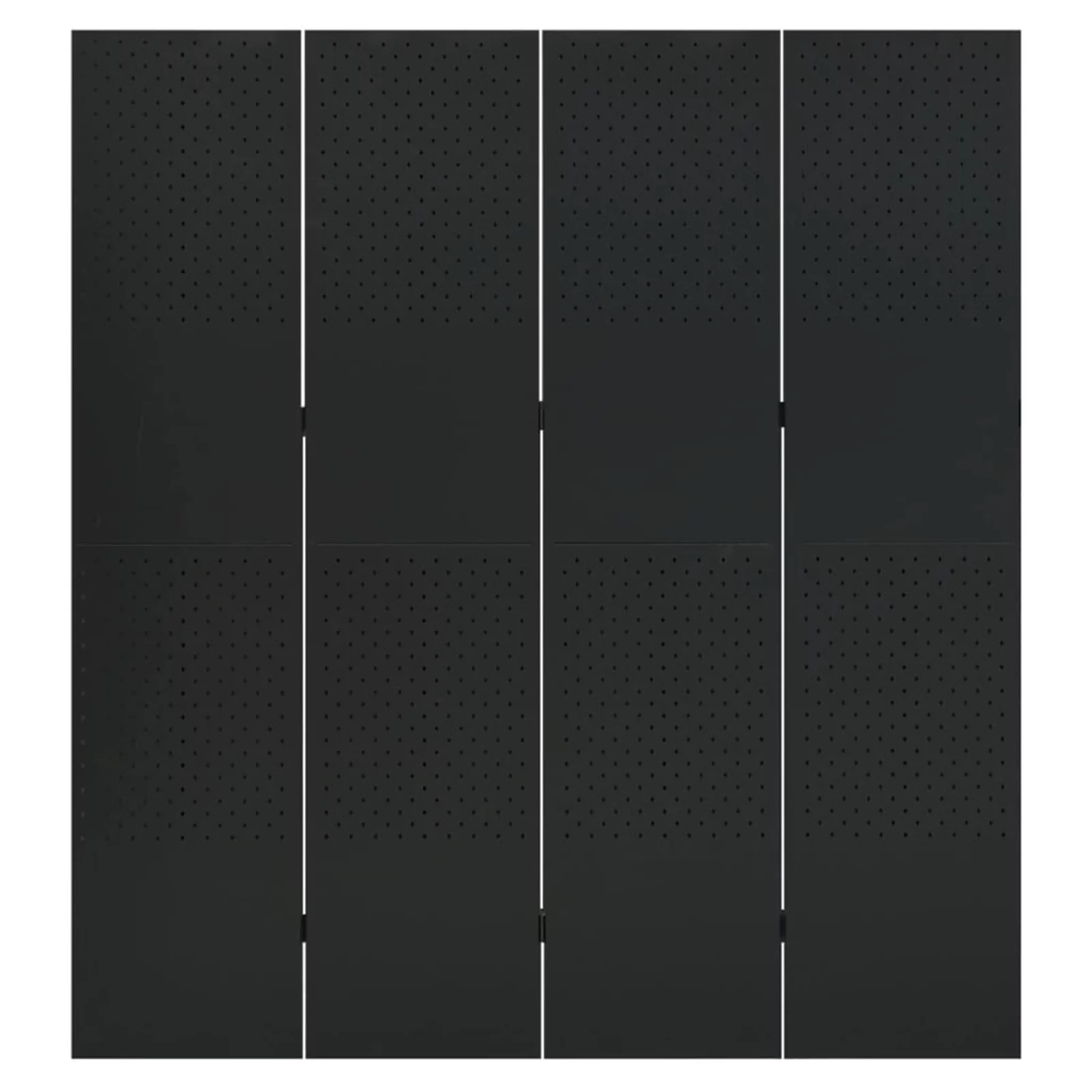 moobody 4-Panel Folding Room Divider, Steel Freestanding Room Partition Panel Screen for Bedroom, Bathroom, Living Room, Dining Room, Home Furniture 63 x 70.9 Inches (W x H)