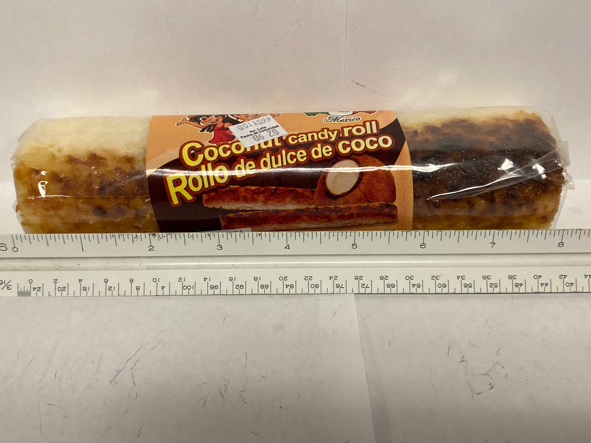 MDM COCONUT CANDY ROLL LARGE 15.87OZ (450G) ROLLO DE DULCE DE COCO