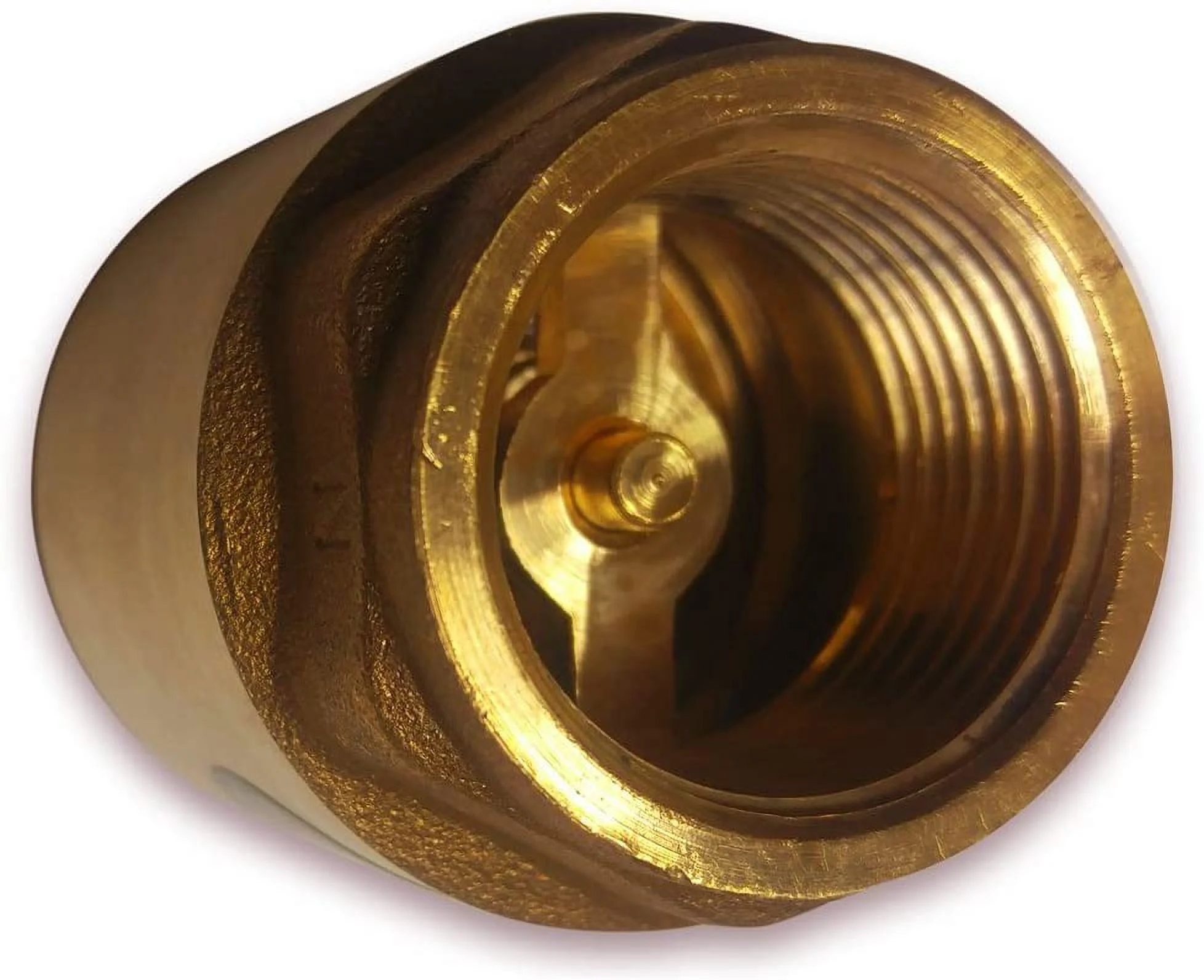 Lead Free Brass Spring Check Valve, IPS Thread (1-1/2