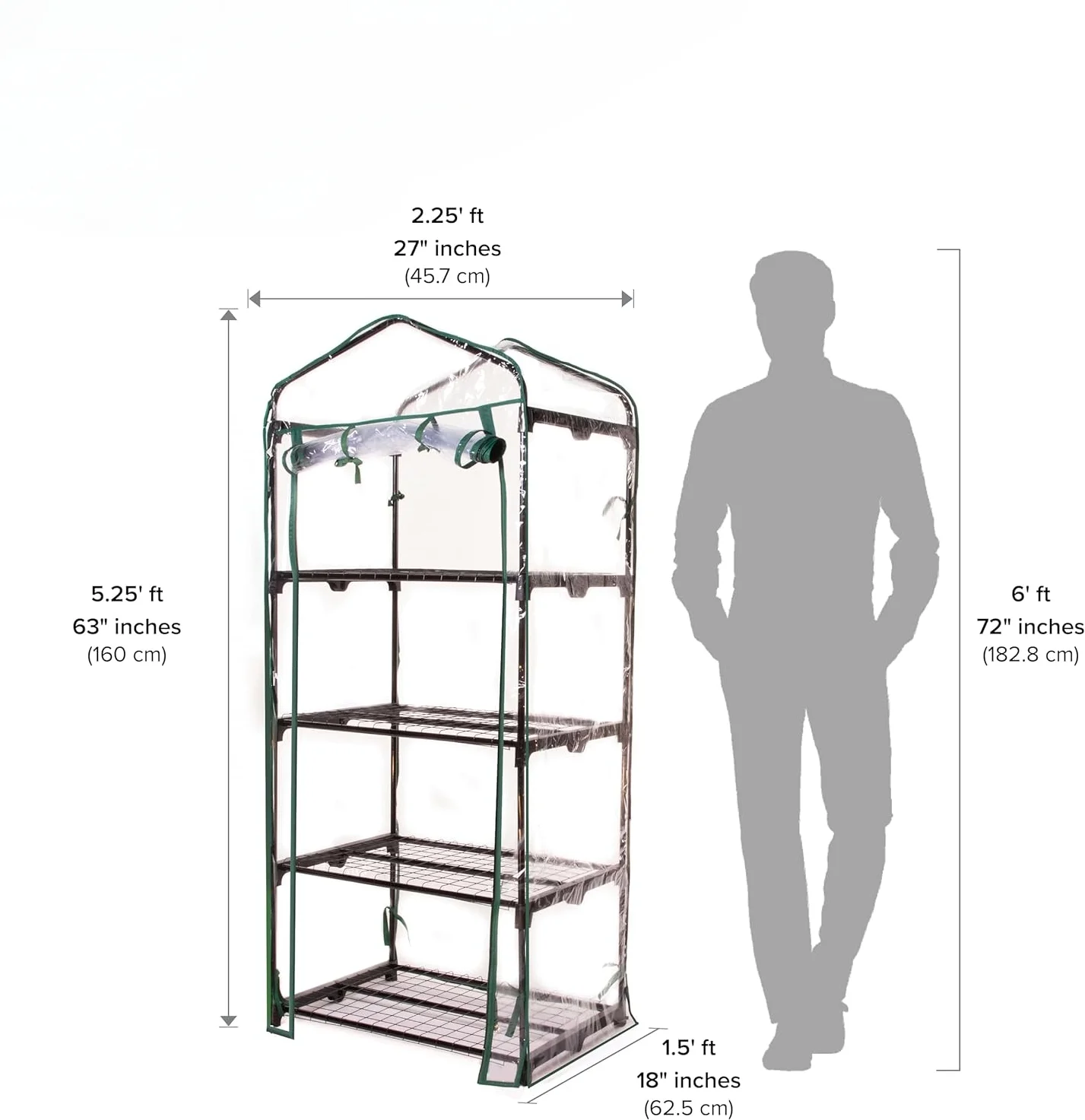 R687 4-Tier Mini Greenhouse, 27