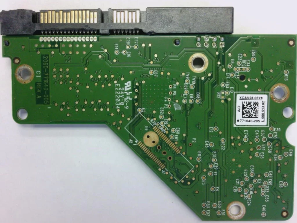 WD1001FALS-403AA0, 771640-205 AD, WD SATA 3.5 PCB