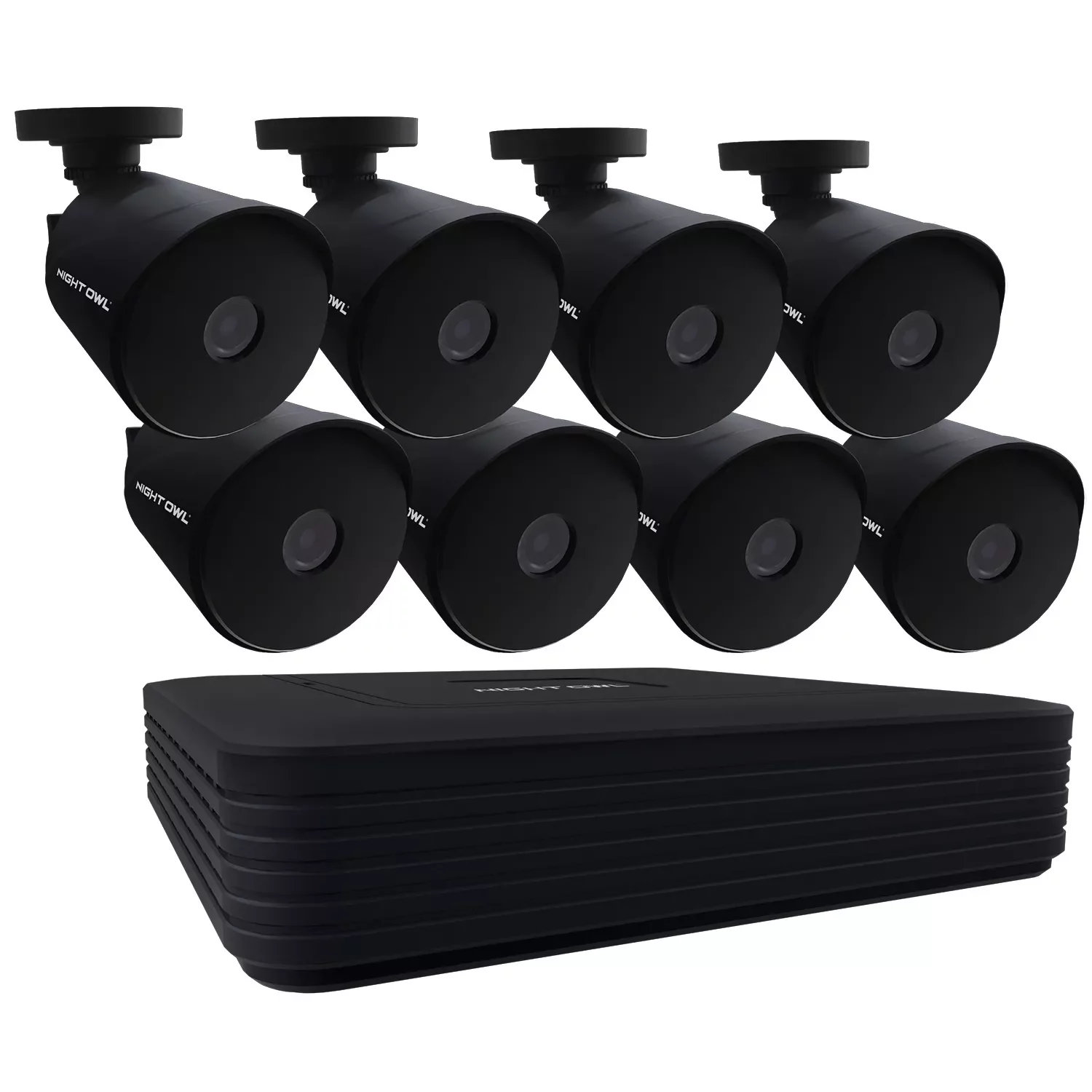 Night Owl CL-8VD2P1-8 8 Channel Wired DVR with (8) 1080p Wired Cameras and 1TB Hard Drive
