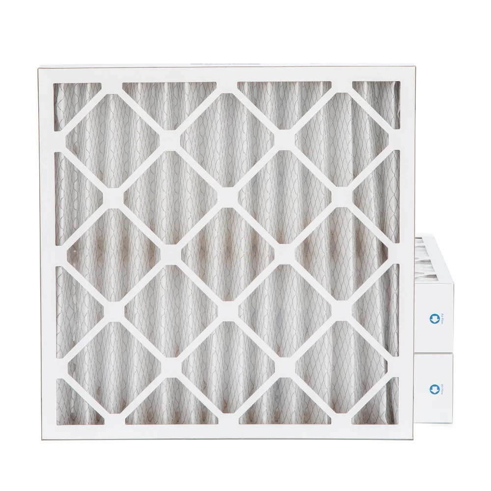 Pamlico Air 20x20x4 MERV 8 Pleated AC Furnace Air Filters. 3 Pack. (Actual Size: 19.5 x 19.5 x 3.75 Inches)