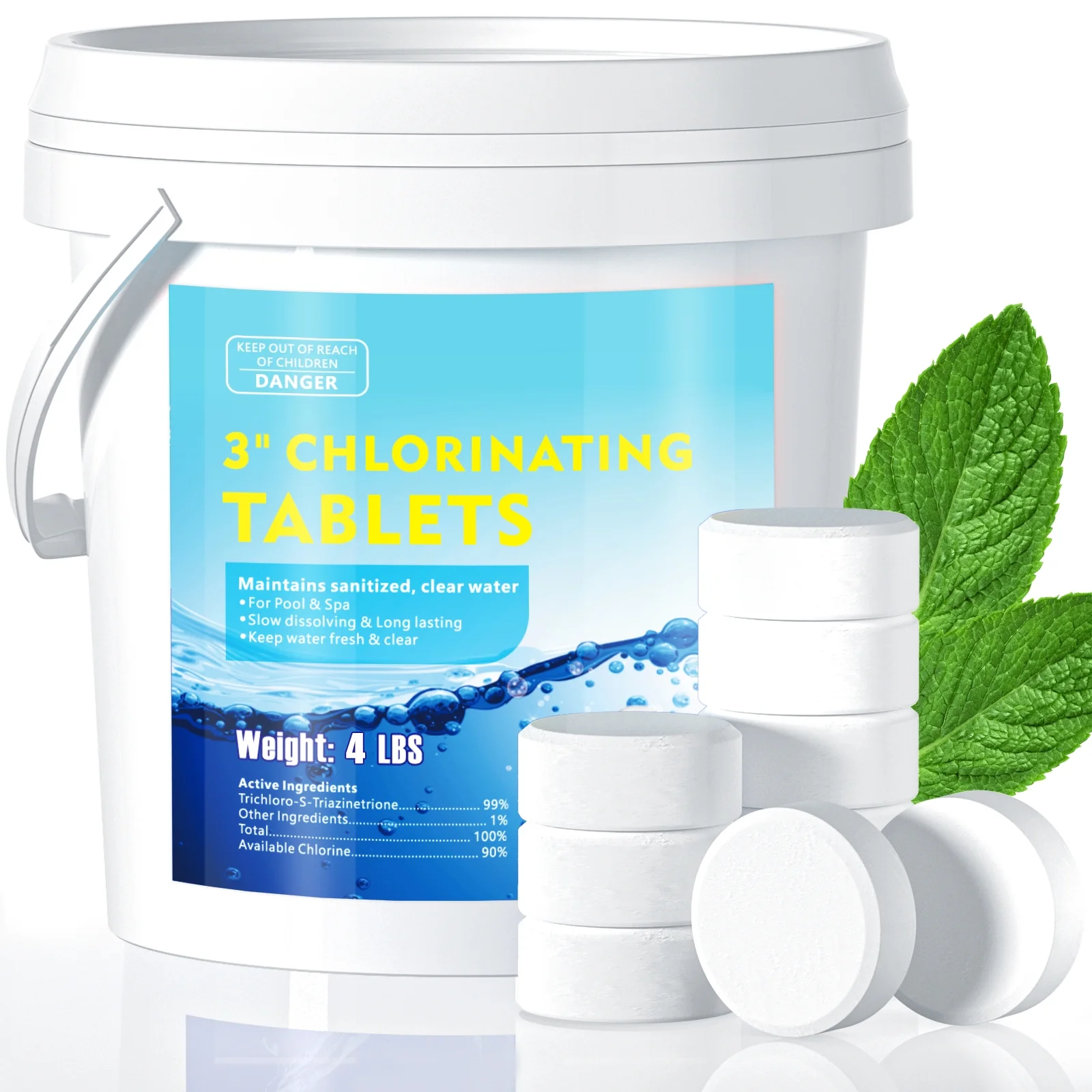 Pool Supplies 4 LB, 3
