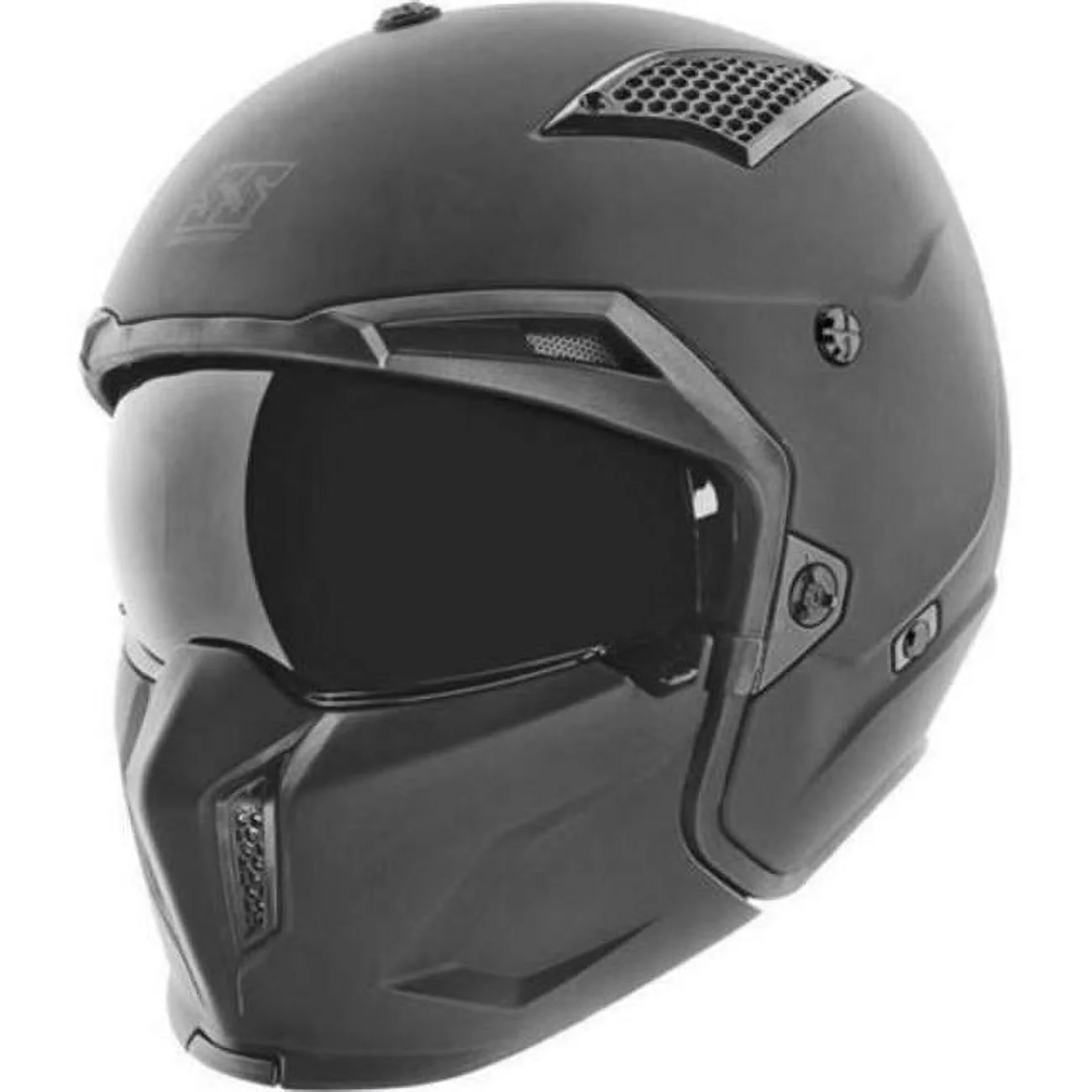 Speed & Strength SS2400 Solid Open Face Motorcycle Helmet Black XXL