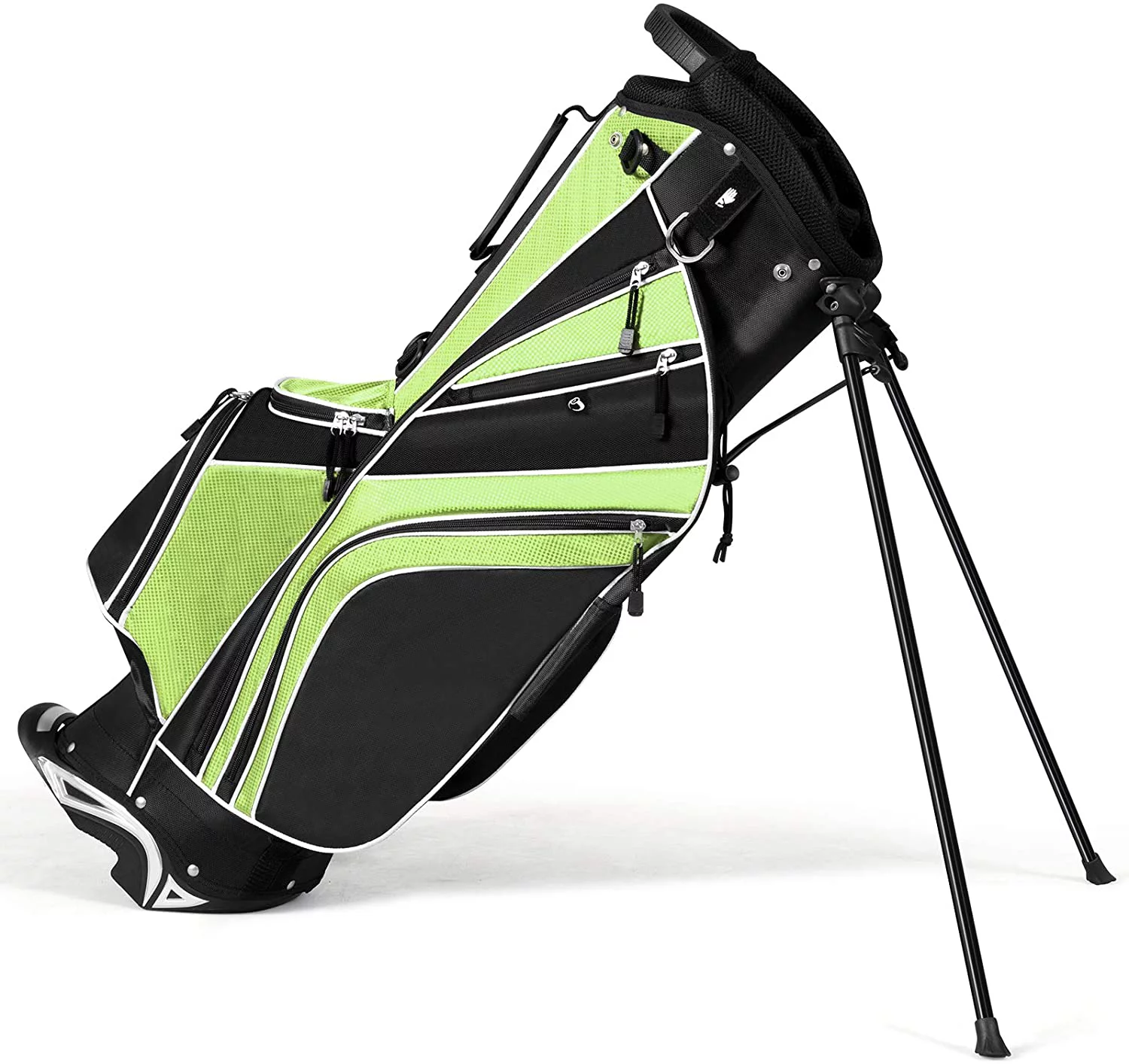Golf Stand Bag for Men & Women, Golf Carry Bag with 6 Way Divider Carry Organizer Pockets Storage