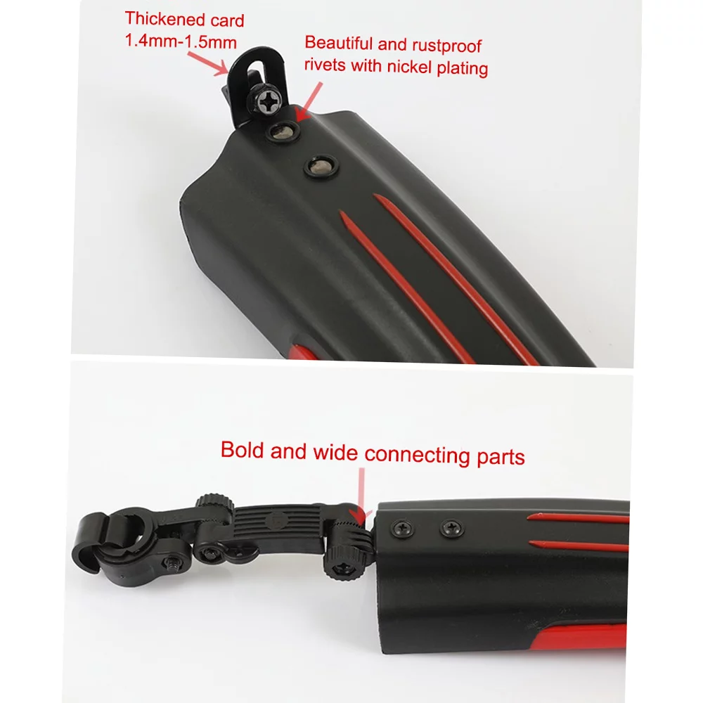 Mudguard,Road Mountain Bike Adjustable Road Mountain S Set Bike Tire Mud Mountain Bike Tire Dsfen Red Rusuo Adjustable Adjustable Ajcoflt Qahm