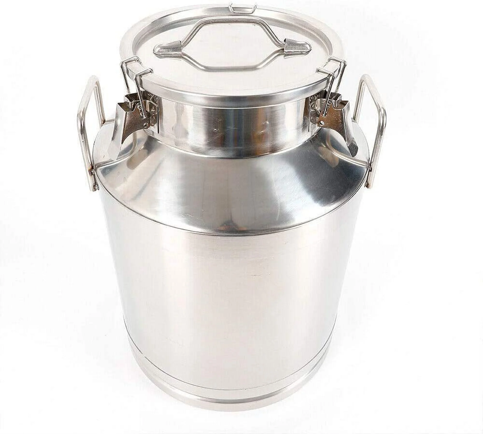 Milk Can Stainless Steel Liquid Container Storage Independent Embedded Silicone Sealed Lid 50L/13.25 Gallon
