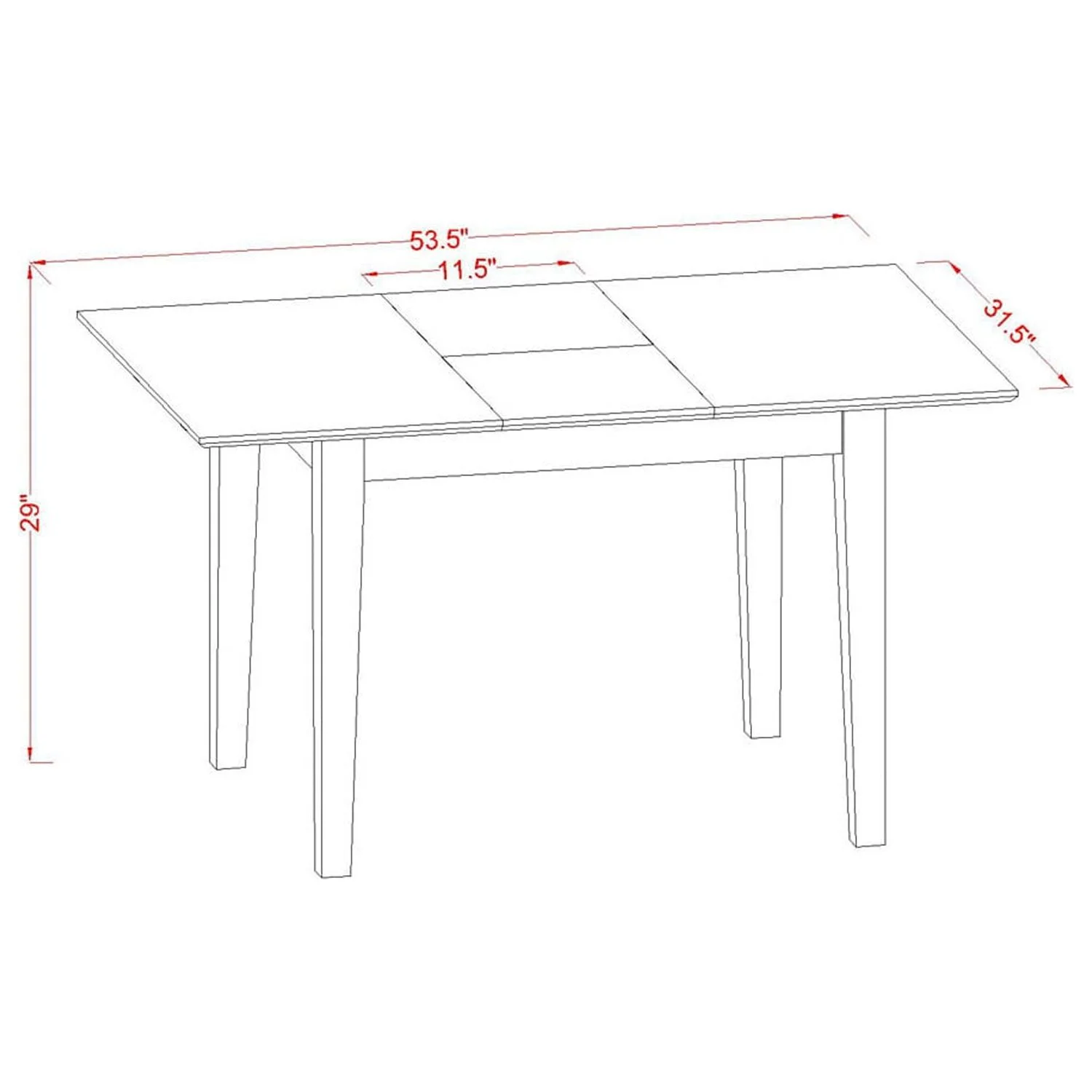 HomeStock Shabby Elegance Rectangular Small Table Linen White Color Table Top Surface And Solid Wood Small Table Legs In Linen White Finish
