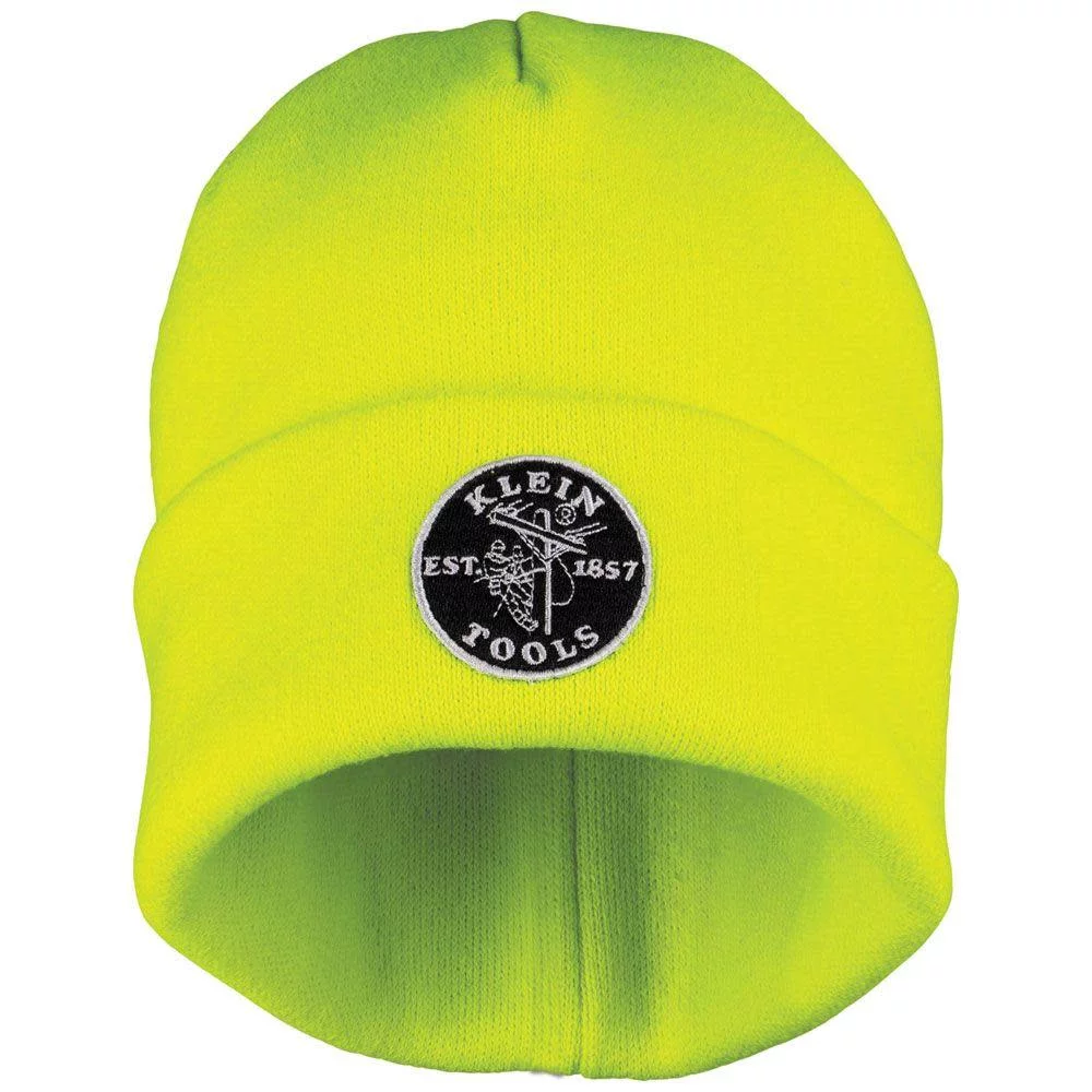 Klein Tools Heavy Knit Hat High Visibility Yellow