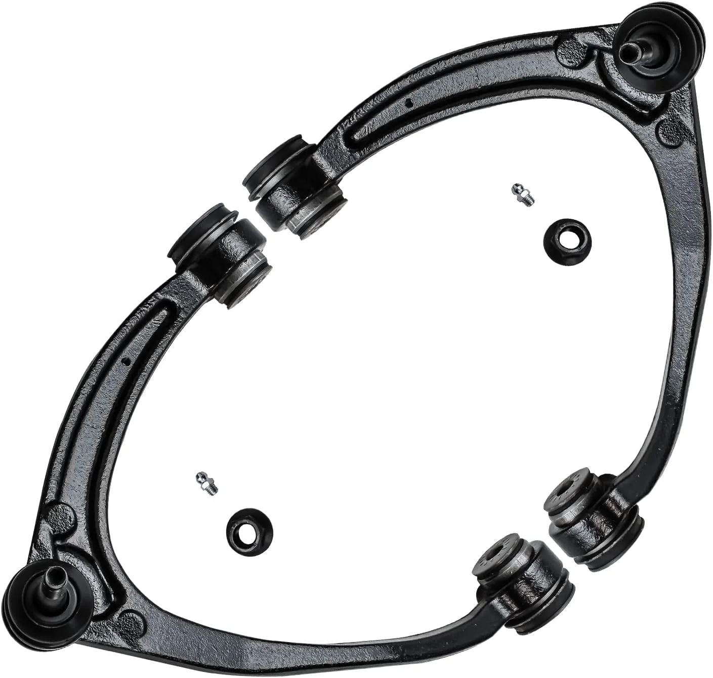 - Front Upper Control Arms w/Ball Joints for Chevy GMC Silverado Sierra Suburban Yukon XL 1500 Avalanche Tahoe Cadillac Escalade ESV Replacement Pair Set
