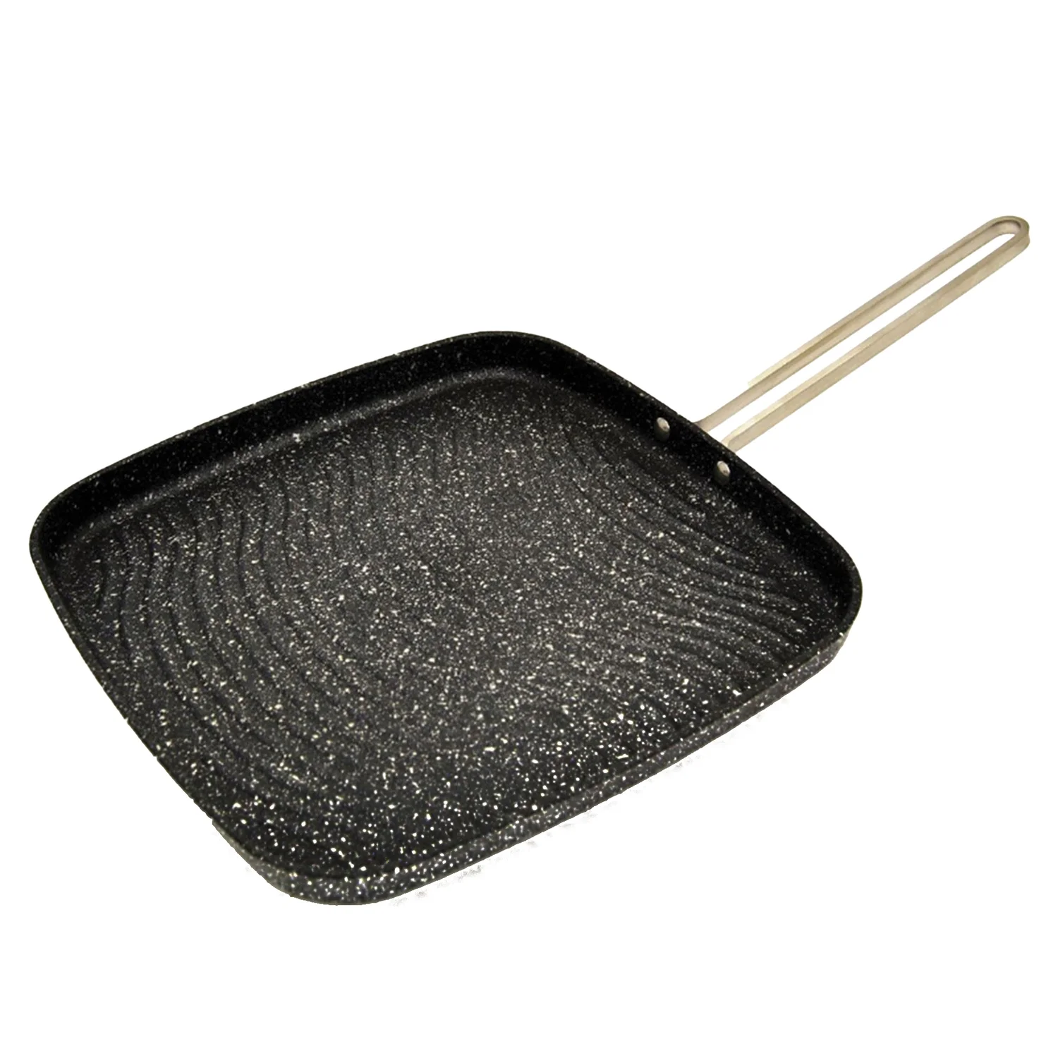THE ROCK by Starfrit THE ROCK by Starfrit Breakfast Collection 10-In. Grill Pan with Stainless Steel Handle, 030763-006-0000