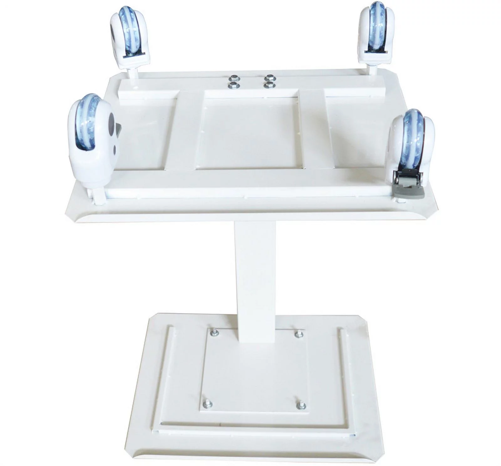 PreAsion 2 Layers Mobile Utility Cart Trolley All Steel Frame Dental Surgical Equipment Trolley Beauty Salon Tools Ultrasound Cart