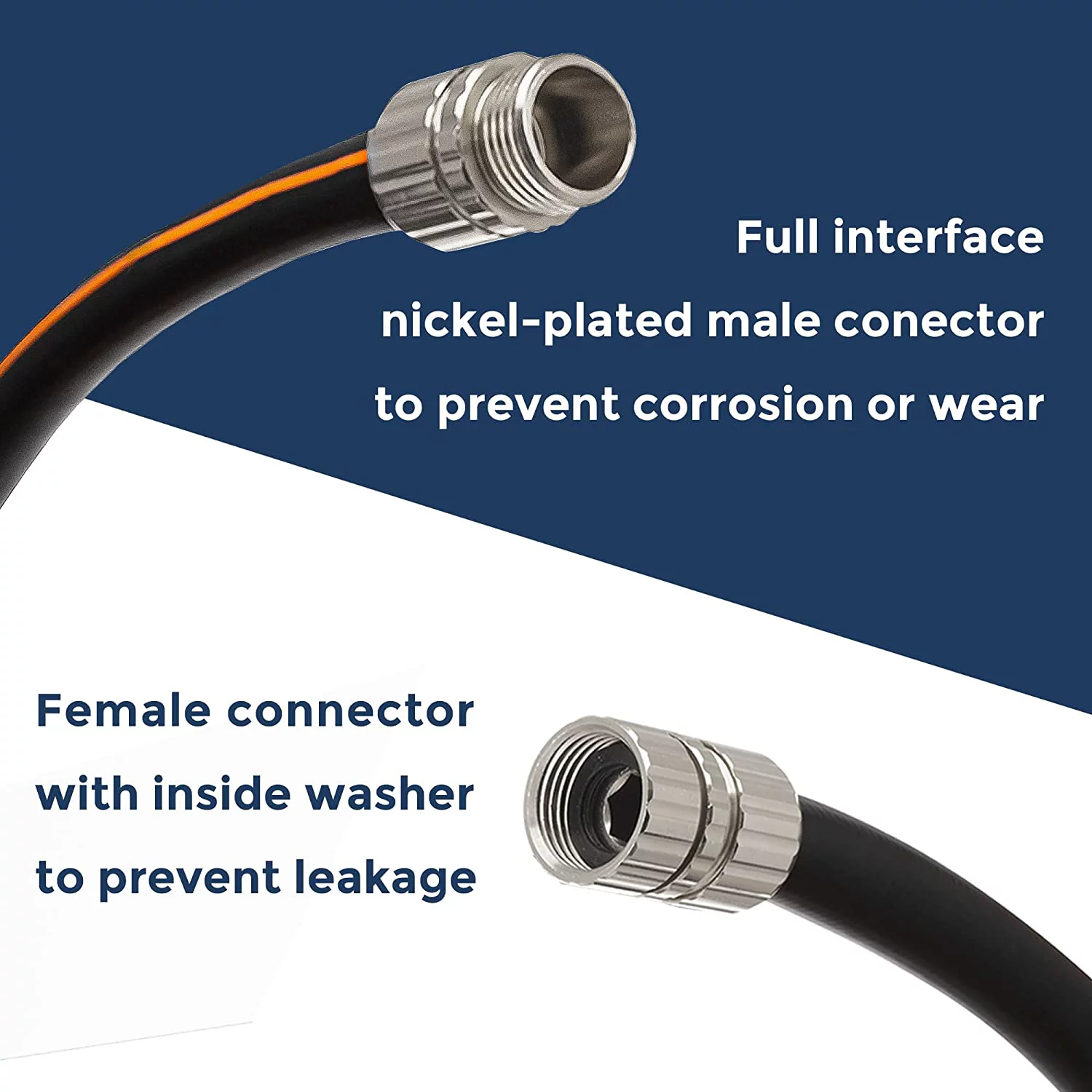 Hybrid Garden Hose 100ft, 5/8