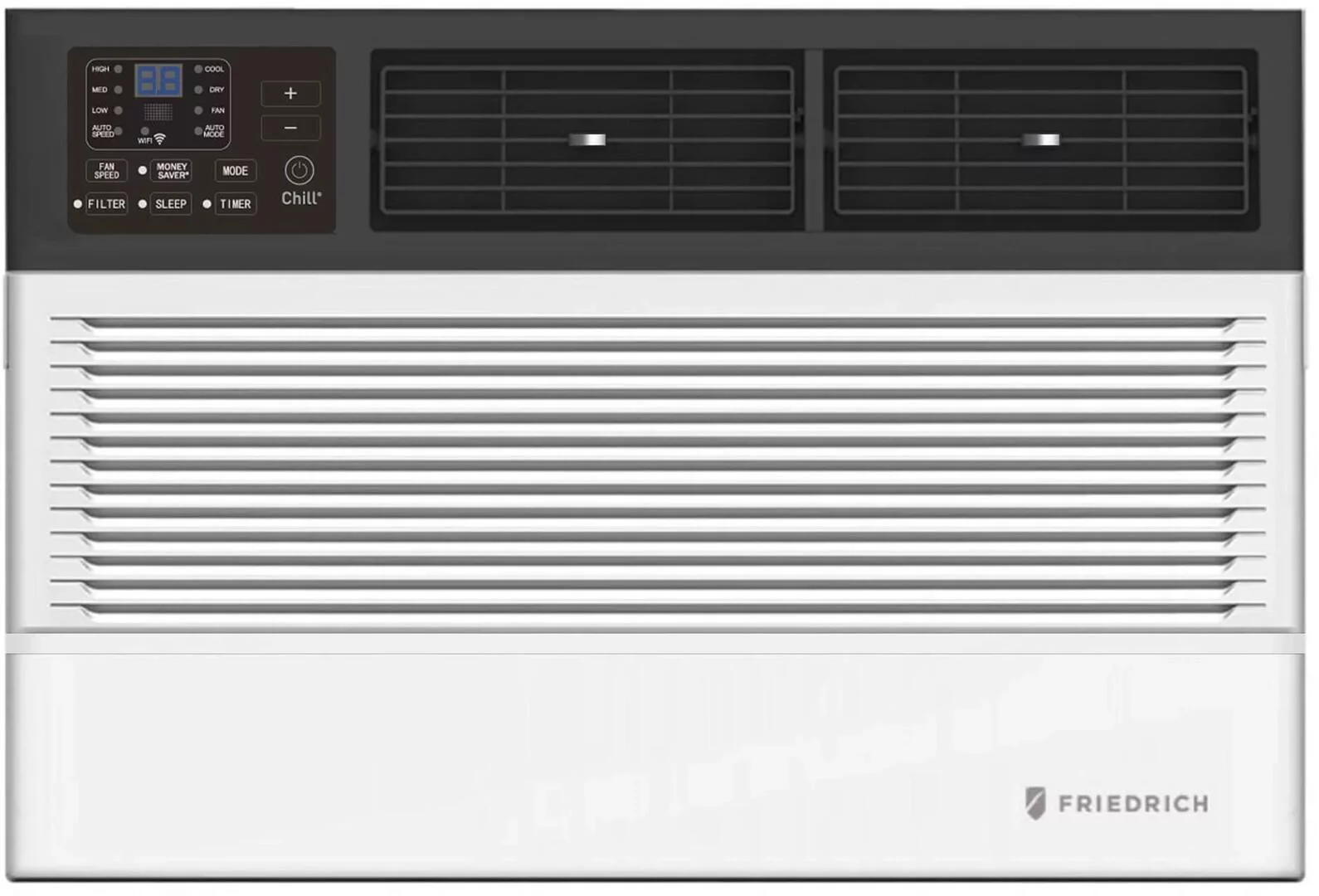 Friedrich CCW06B10A 20 inch Chill Premier Smart Room Air Conditioner with 6000 BTU Cooling Capacity; Auto Restart; Washable Antimicrobial Air Filter and 3 Speeds