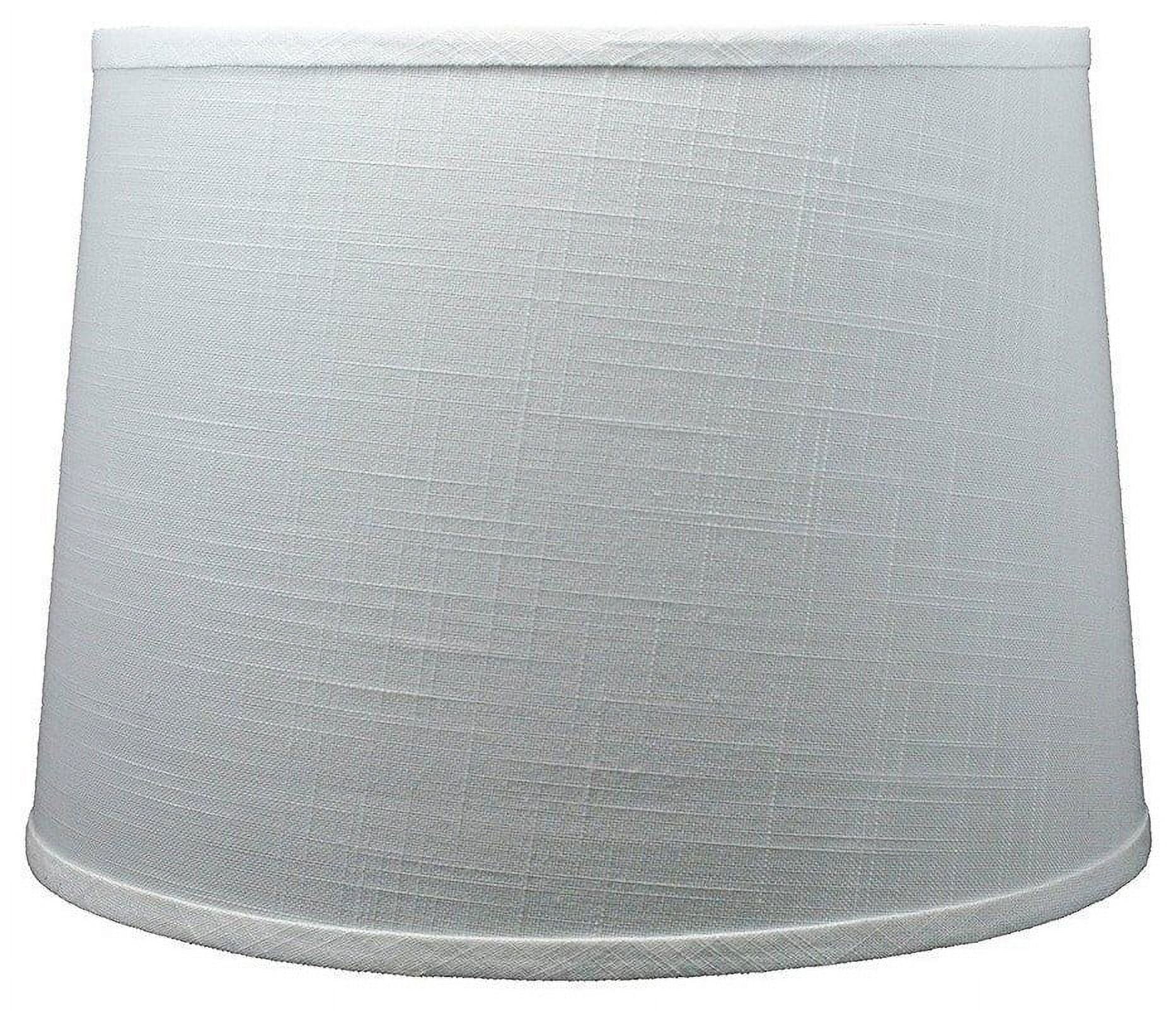 Urbanest French Drum Lamp Shade, Linen, 14x16x11
