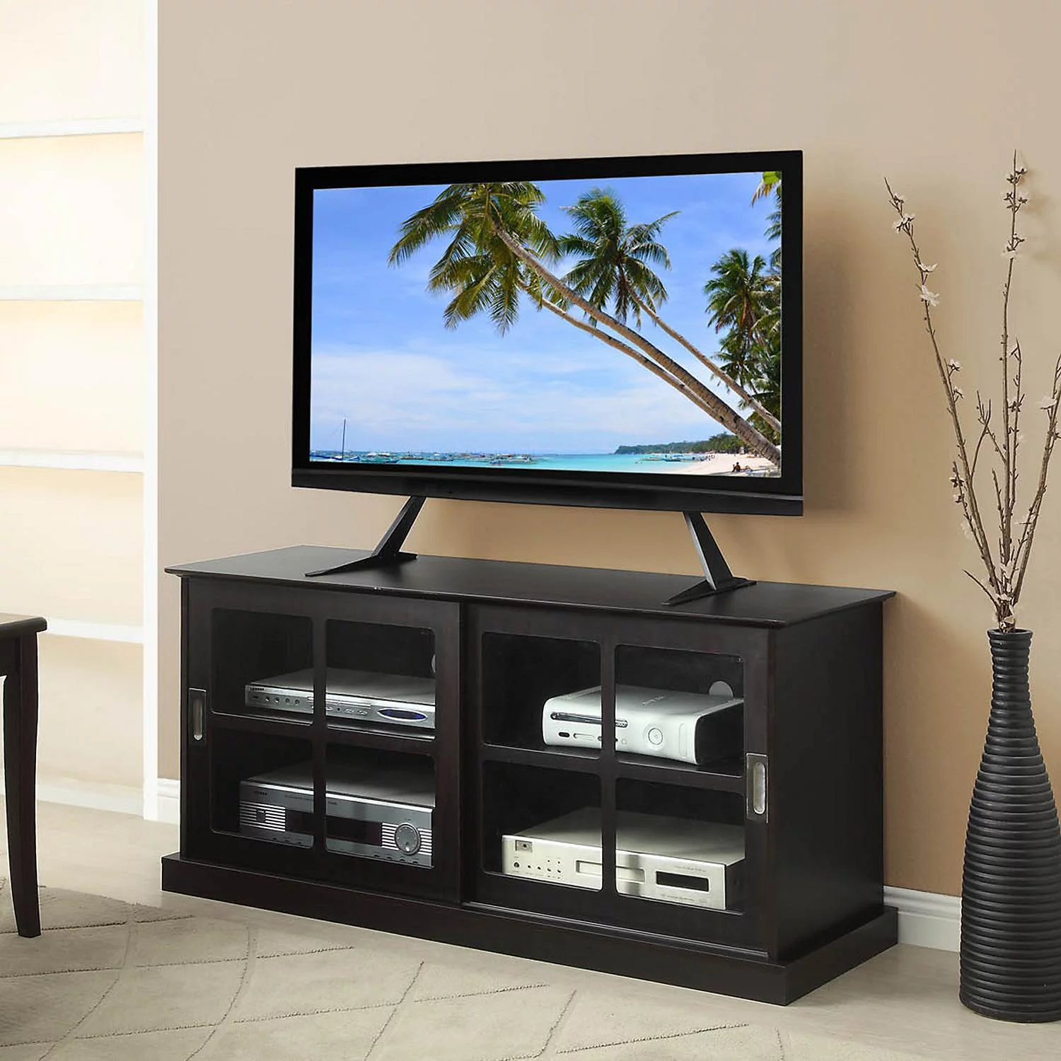 Table Top TV Stand - Black