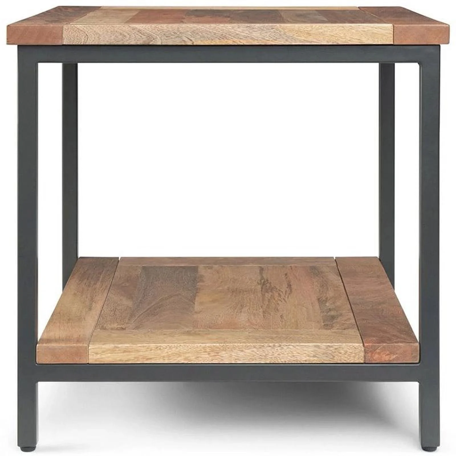 Home Square 2-Piece Wood & Metal 22