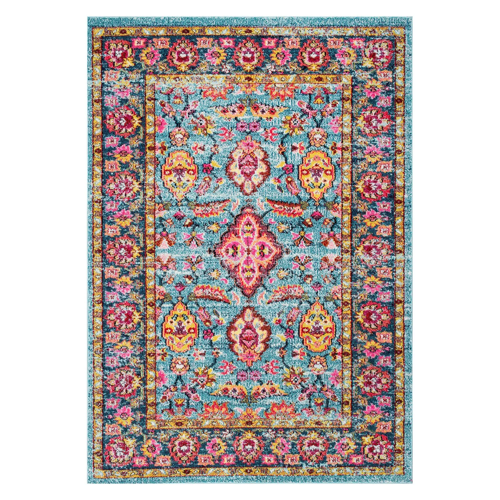 nuLOOM Floral Persian Lavenia Indoor Area Rug