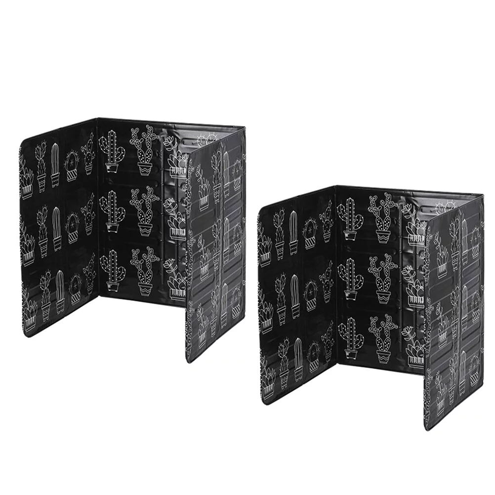 Qumonin Housoutil Stovetop Griddle 2pcs Anti Oil Splatter Guard