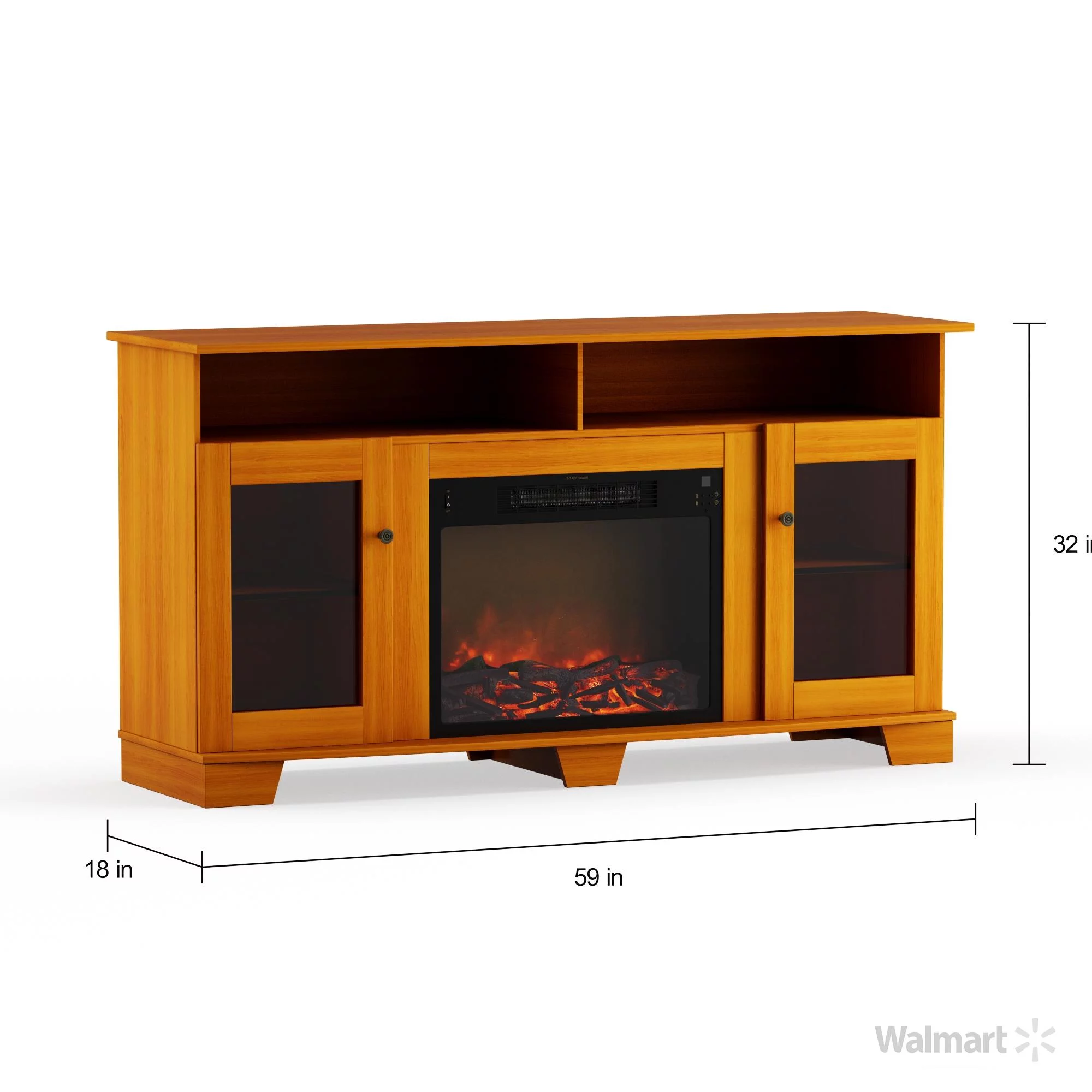 Cambridge Savona Electric Fireplace Heater with 59