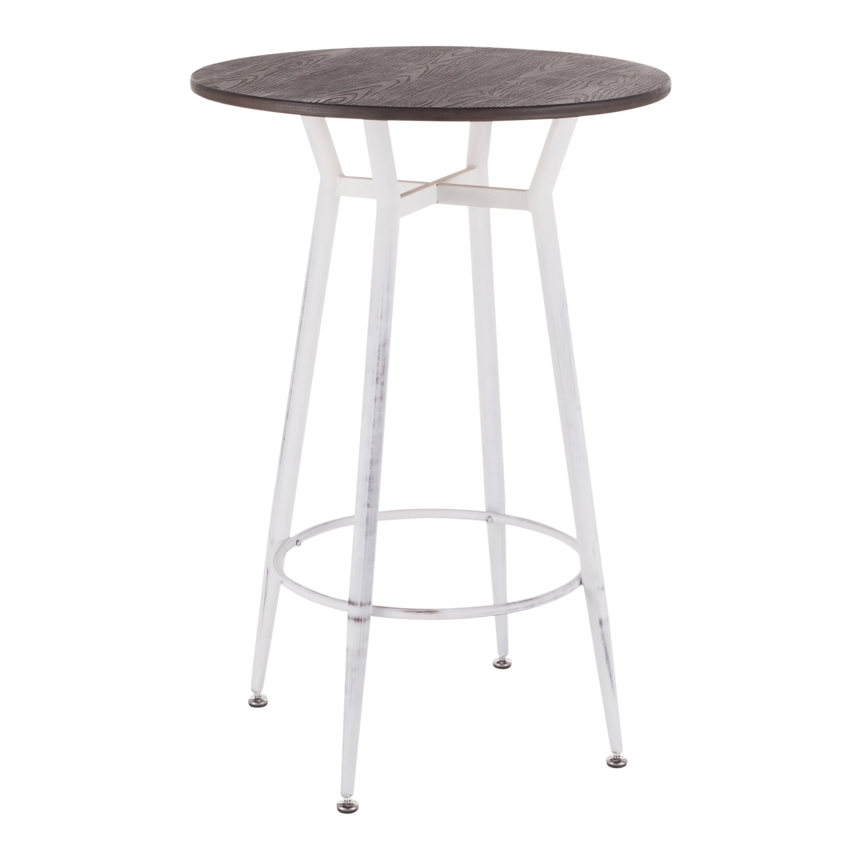 Industrial Round Bar Table - 27.0 - Elevate Your Space