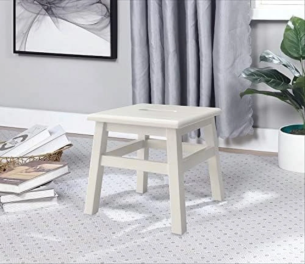 ZFGSUIJN Solid Hardwood Step Stool  12.25 Inches  Unfinished