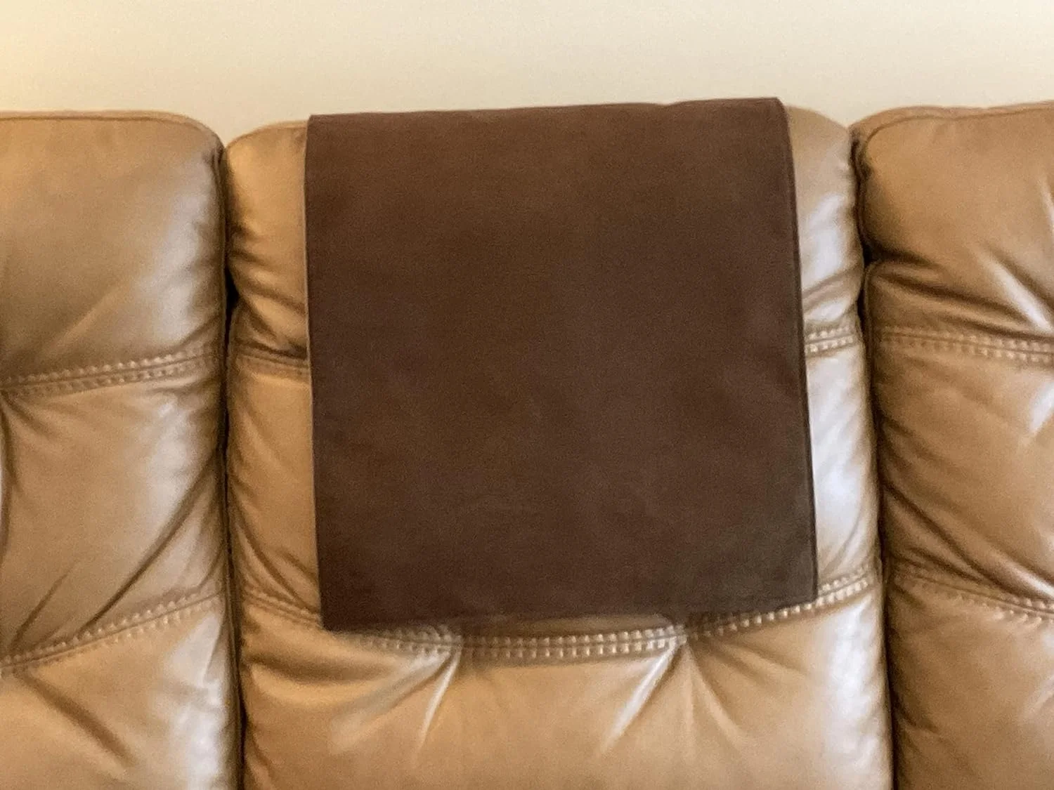 Chocolate Brown Microfiber Headrest Cover 17x27 Protector for furniture, RV headrest covers headrest for Recliners, sofas, Loveseats, RV's slipcovers. By Bittlemen Co.