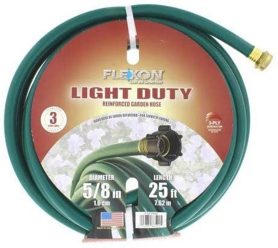 Flexon 5/8 x 25ft Light Duty Garden Hose