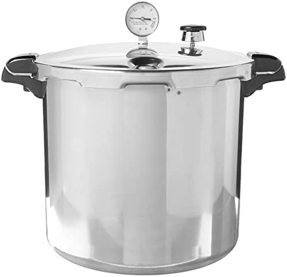 Presto 01784 23-Quart Induction Compatible Pressure Canner, Silver