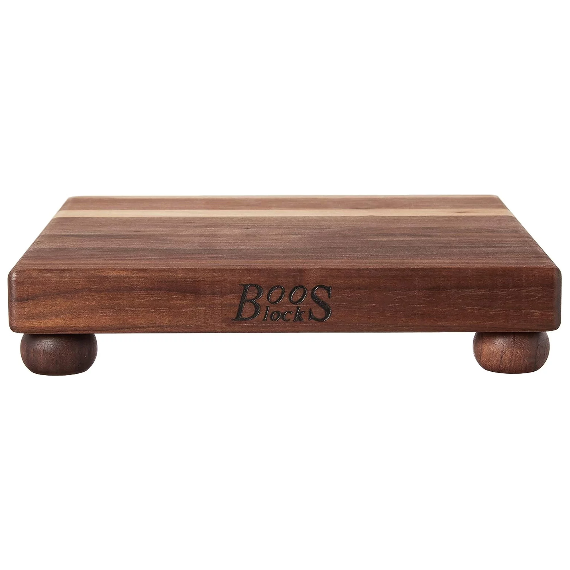 John Boos B Series Square Wood Cutting Board with Feet, 12
