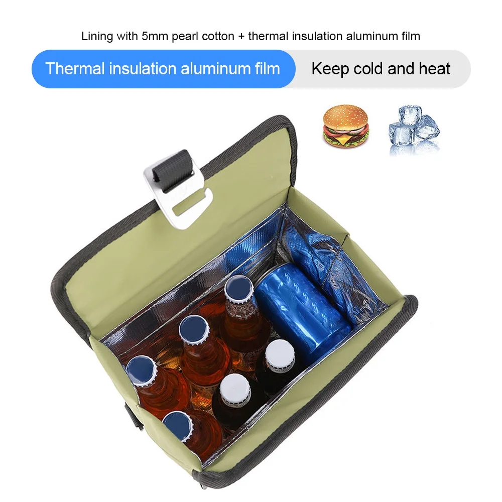 Rhinowalk Bike Basket Bag with Rain Cover Keep Your Belongings Safe and