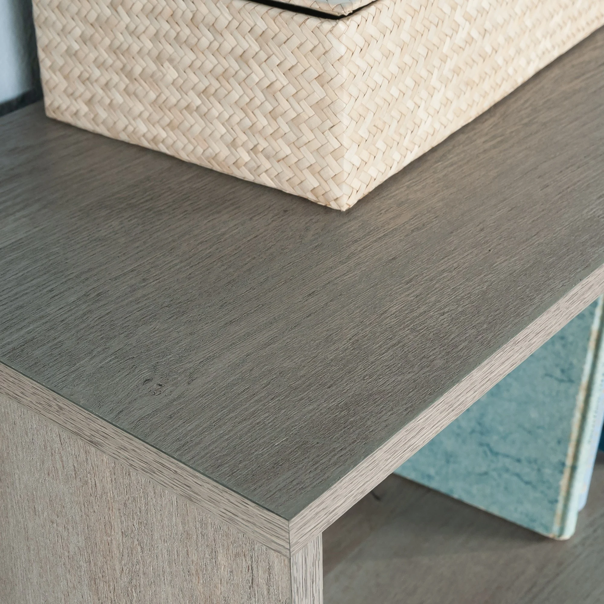 Sauder Sundar Engineered Wood 5-Shelf Bookcase in Mystic Oak Finish