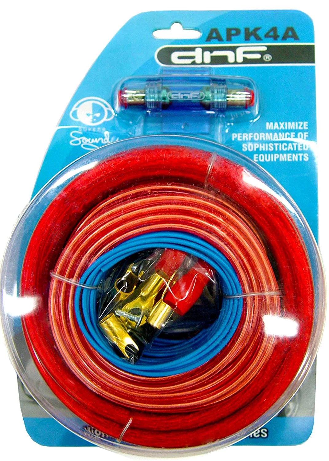 100% COPPER 4 GAUGE COMPLETE AMP INSTALLATION KIT 2800W