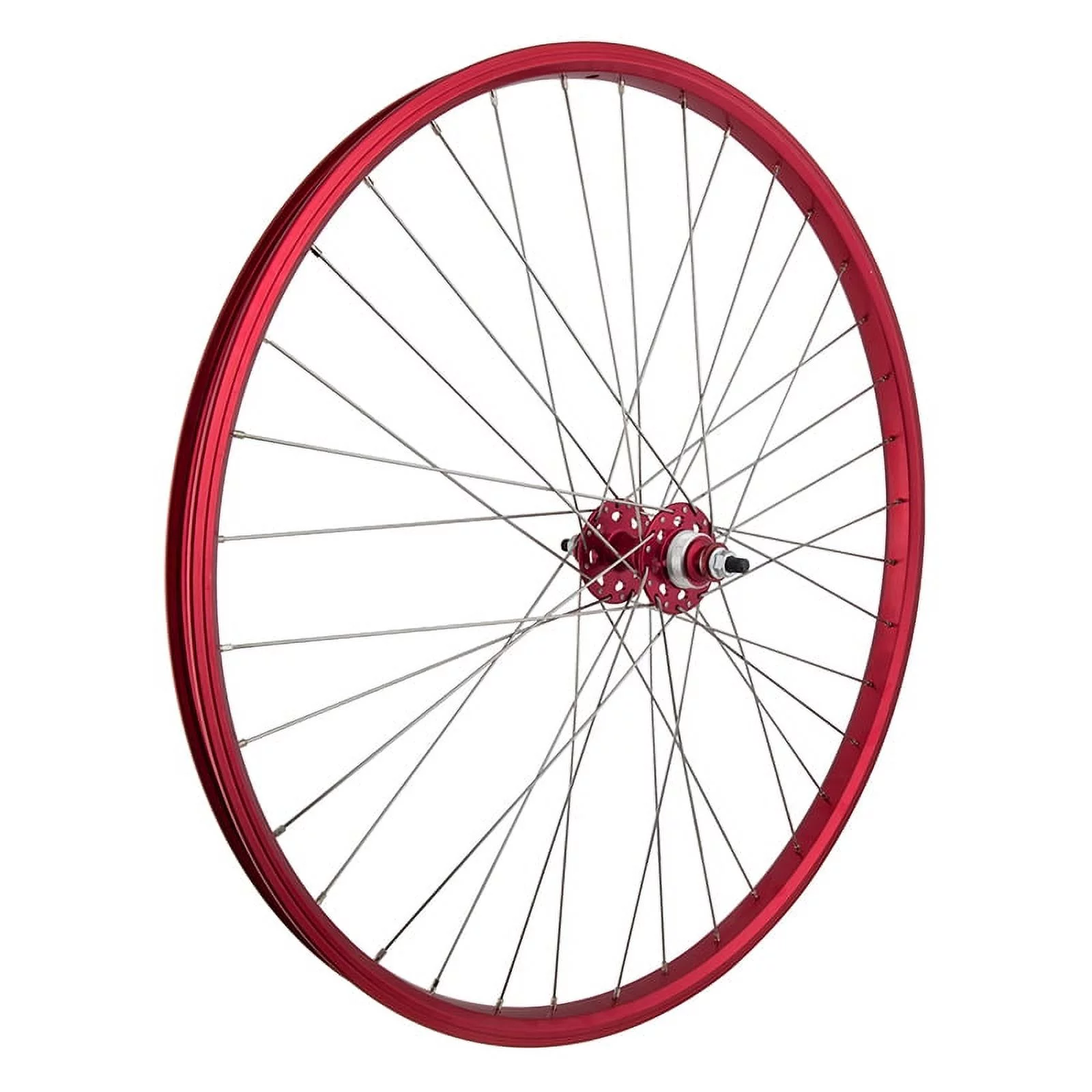 Se Bikes J24SG Rear Wheel 29in B/O 3/8inx110mm FW Rim Brake Clincher Red 36H