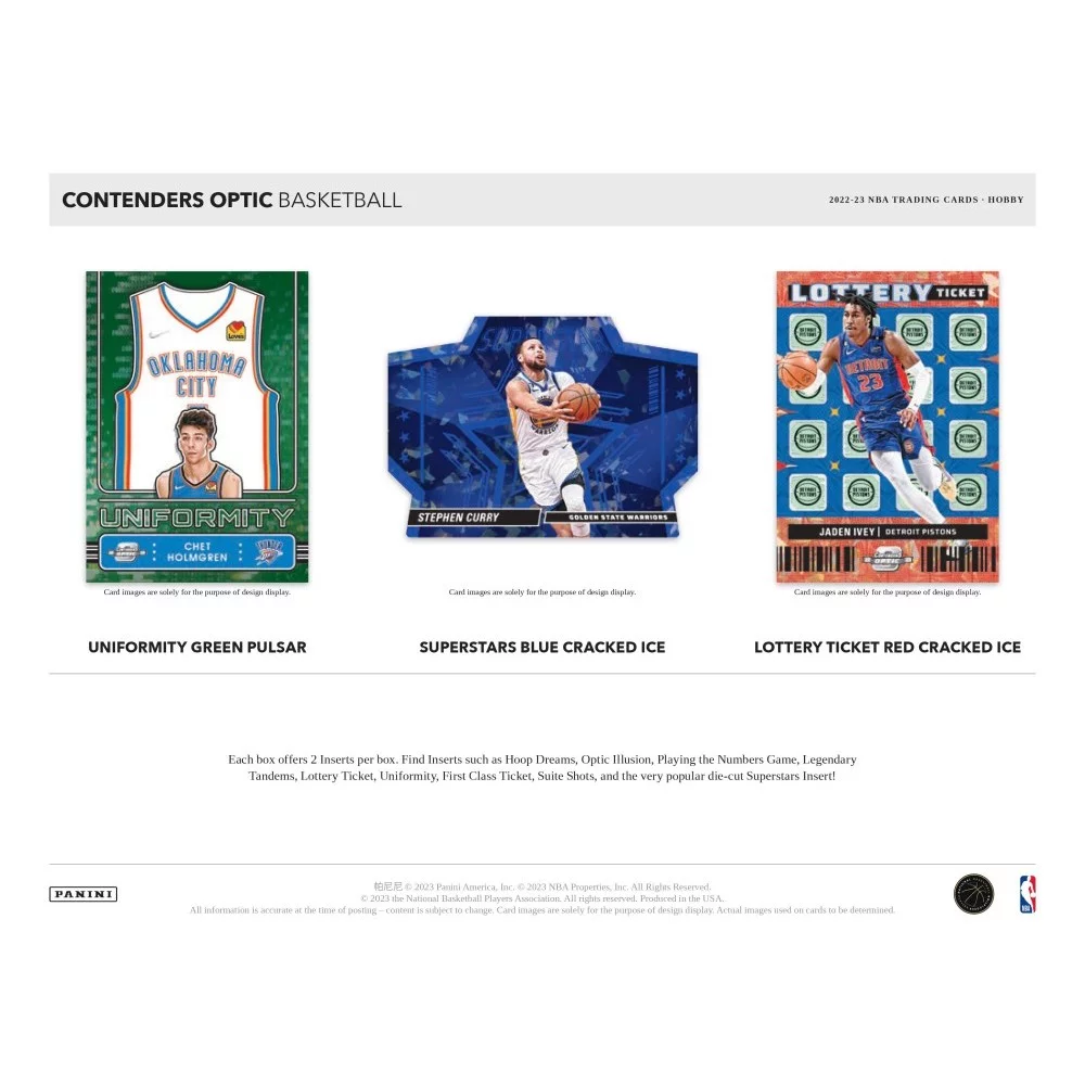 2022-23 Panini Contenders Optic Basketball Hobby Box