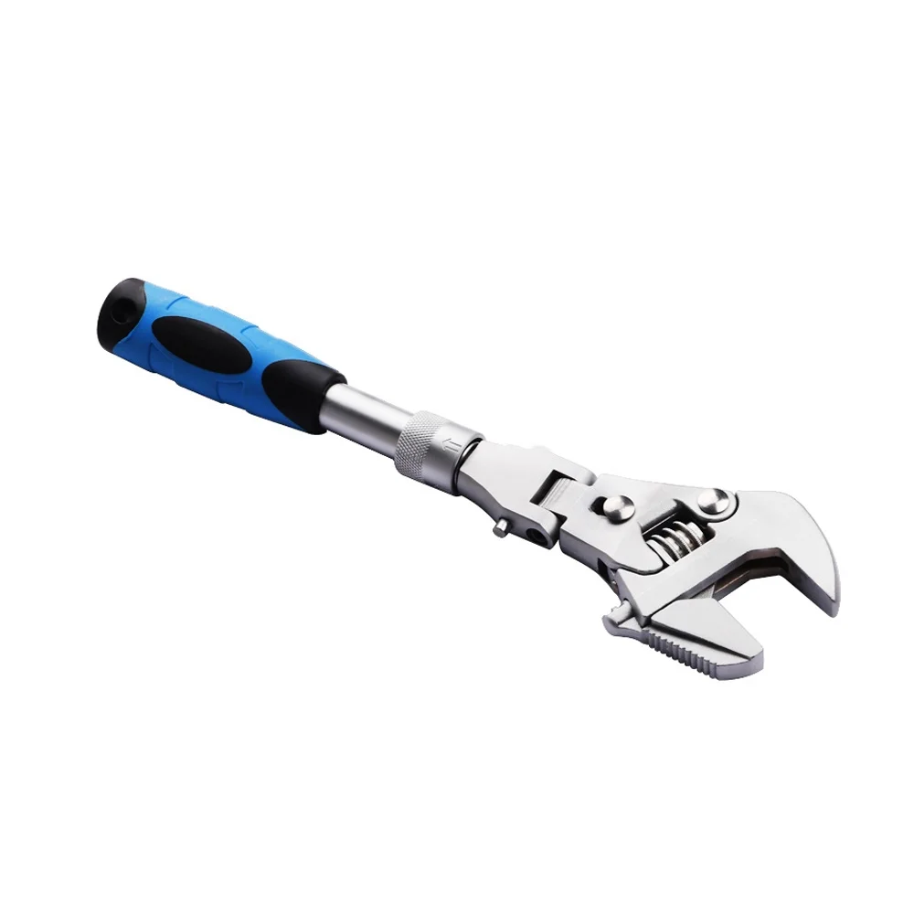 Tomshoo Versatile Ratchet Wrench with 180° Handle Perfect for Household Maintenance and Tight Spaces