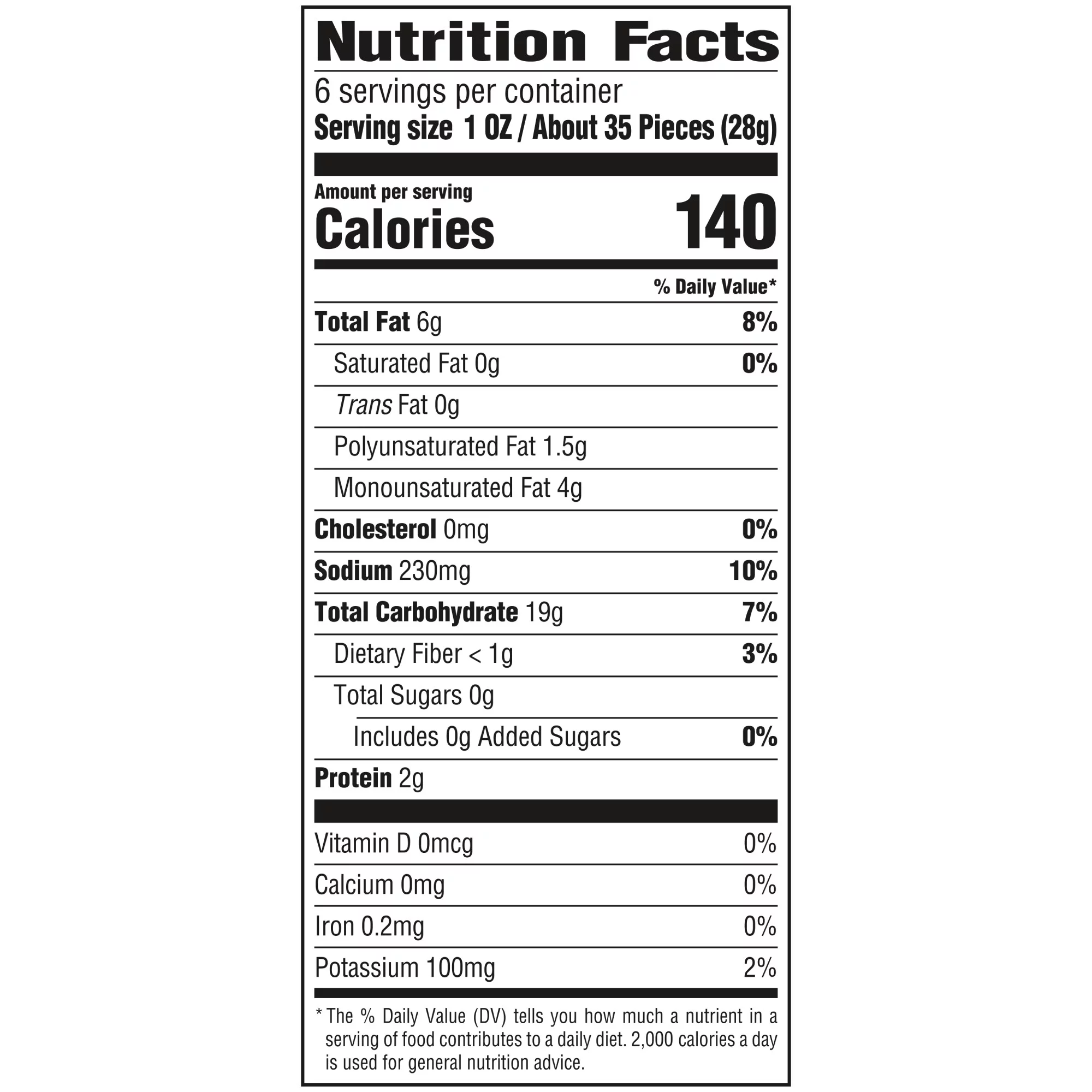 Tom's Hot Fries, 6 oz Bag