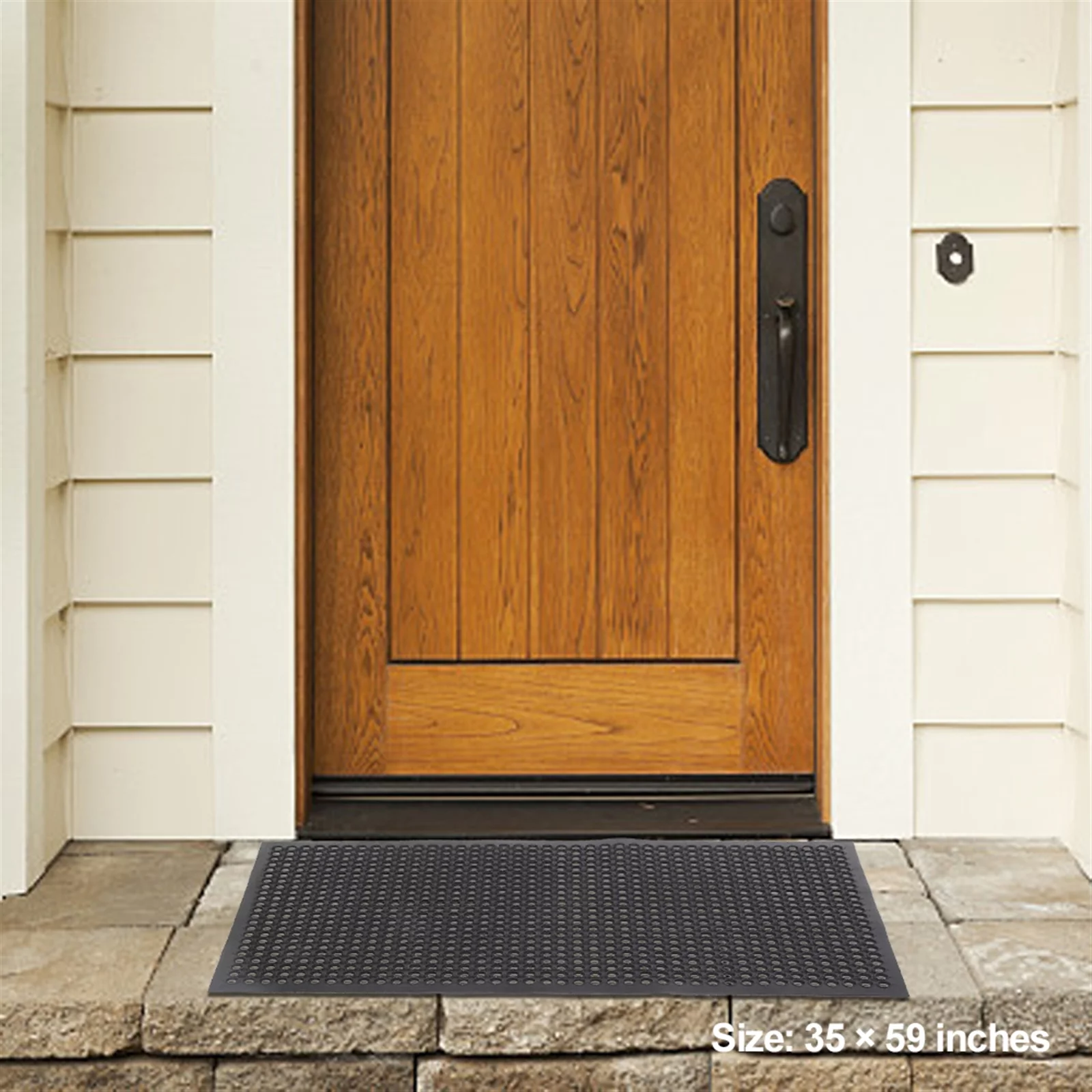 Bar Kitchen Industrial Multi-functional Anti-fatigue Drainage Rubber Non-slip Mat