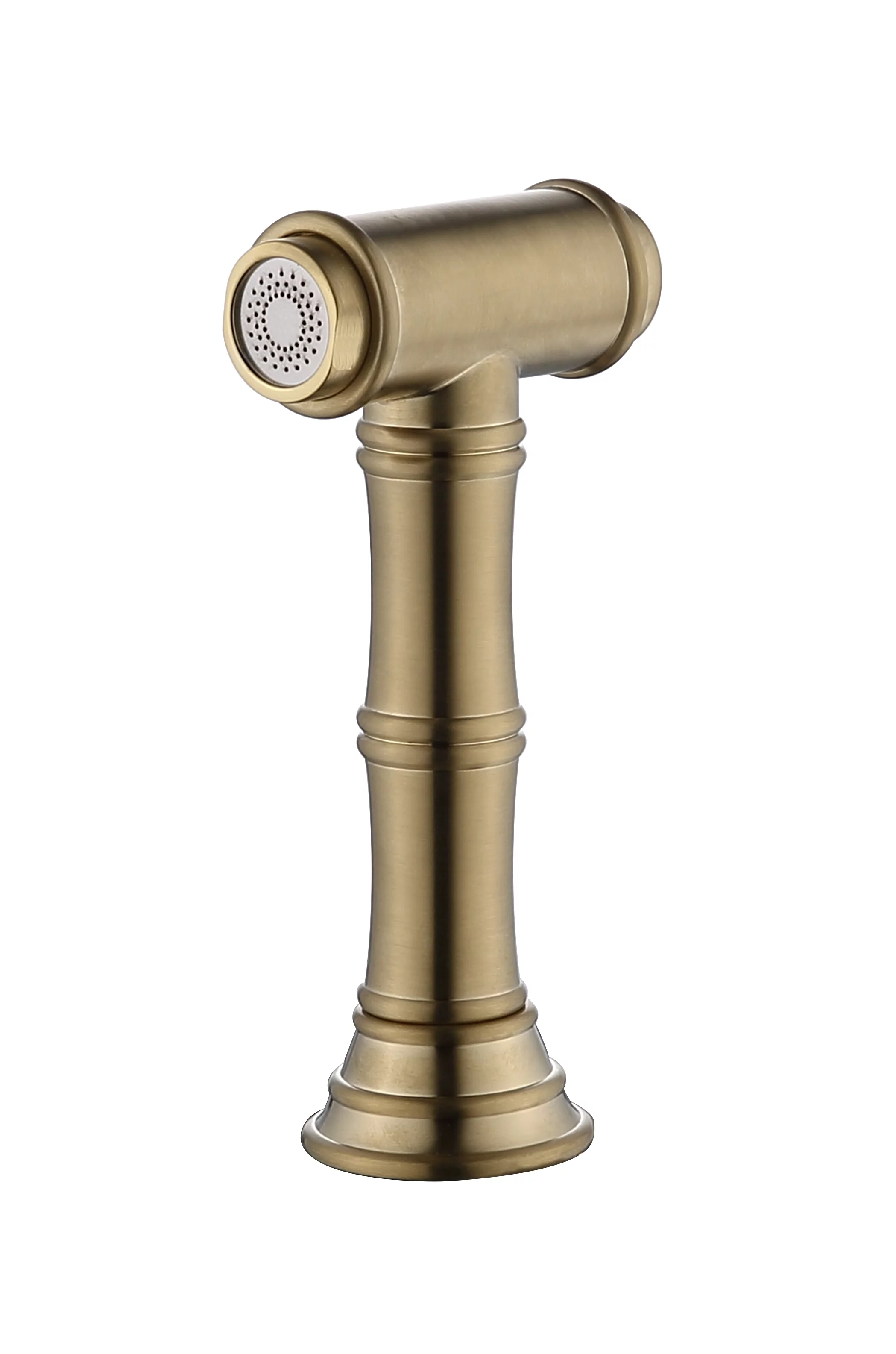 Bridge Dual Handles Kitchen Faucet With Pull-Out Side Spray in