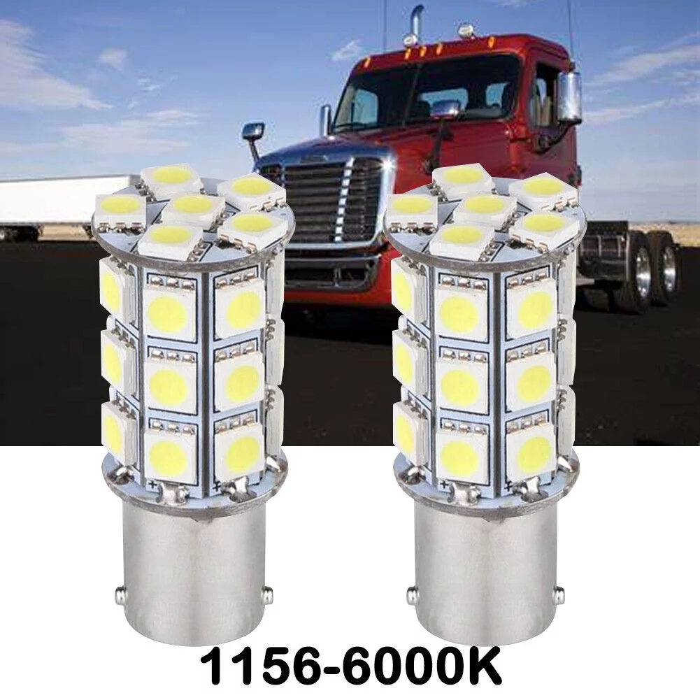 2x 6000k Interior 1109 1156 LED Sleeper Cab Light For Freightliner Cascadia ro