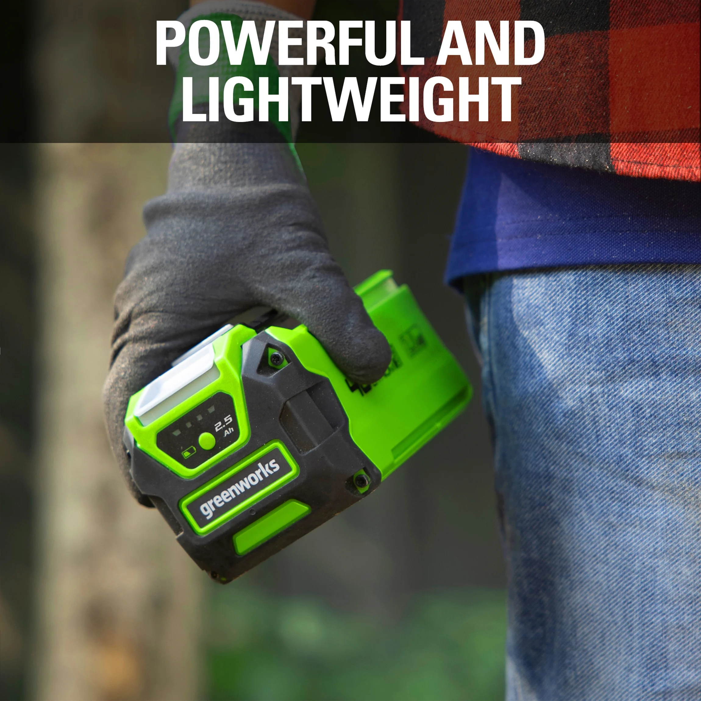 Greenworks 40V 2.5 Ah Battery, 2938402