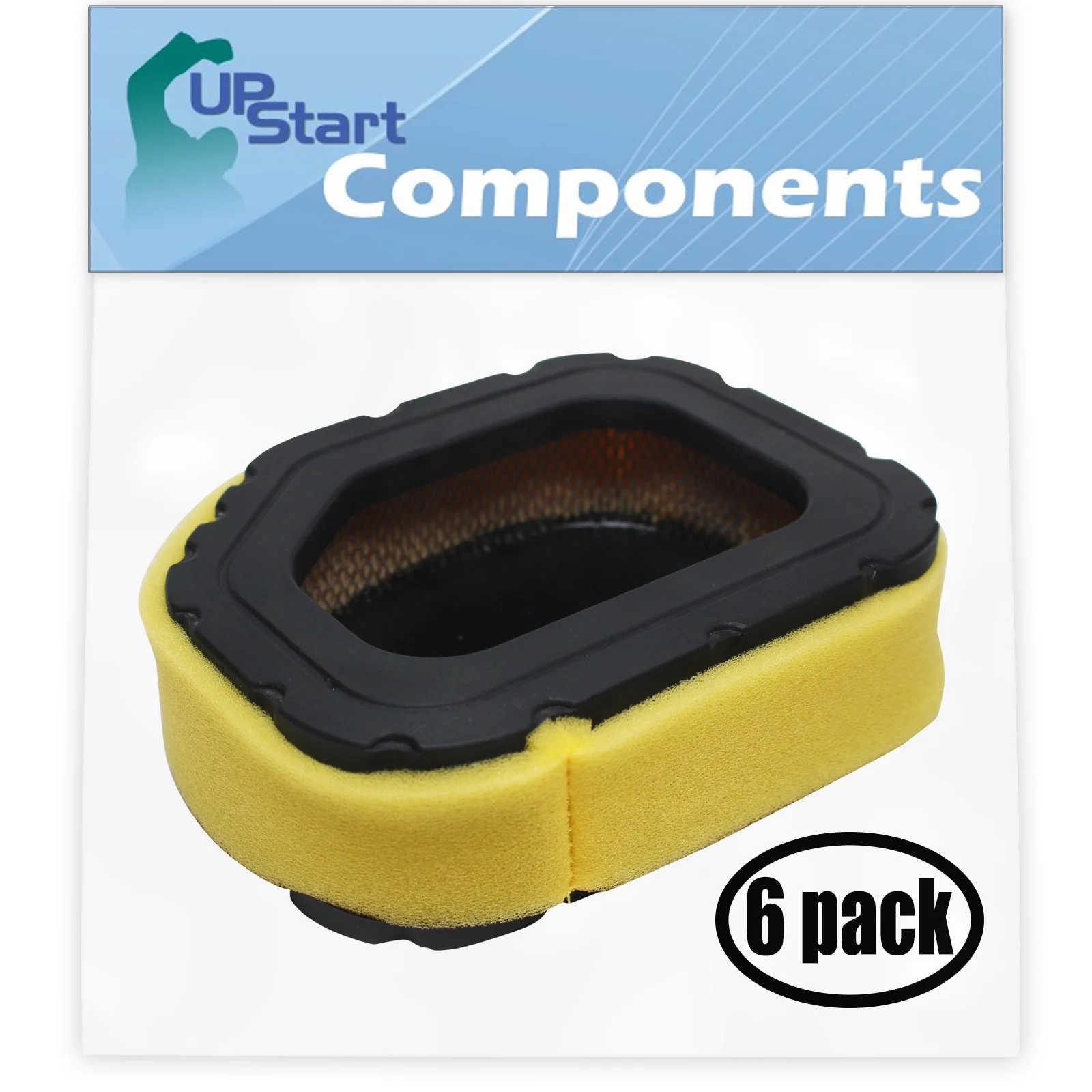 6-Pack Replacement for Kohler SV720 Courage Twin Engines Air Filter - Compatible with Kohler 3288303-S1 Filter