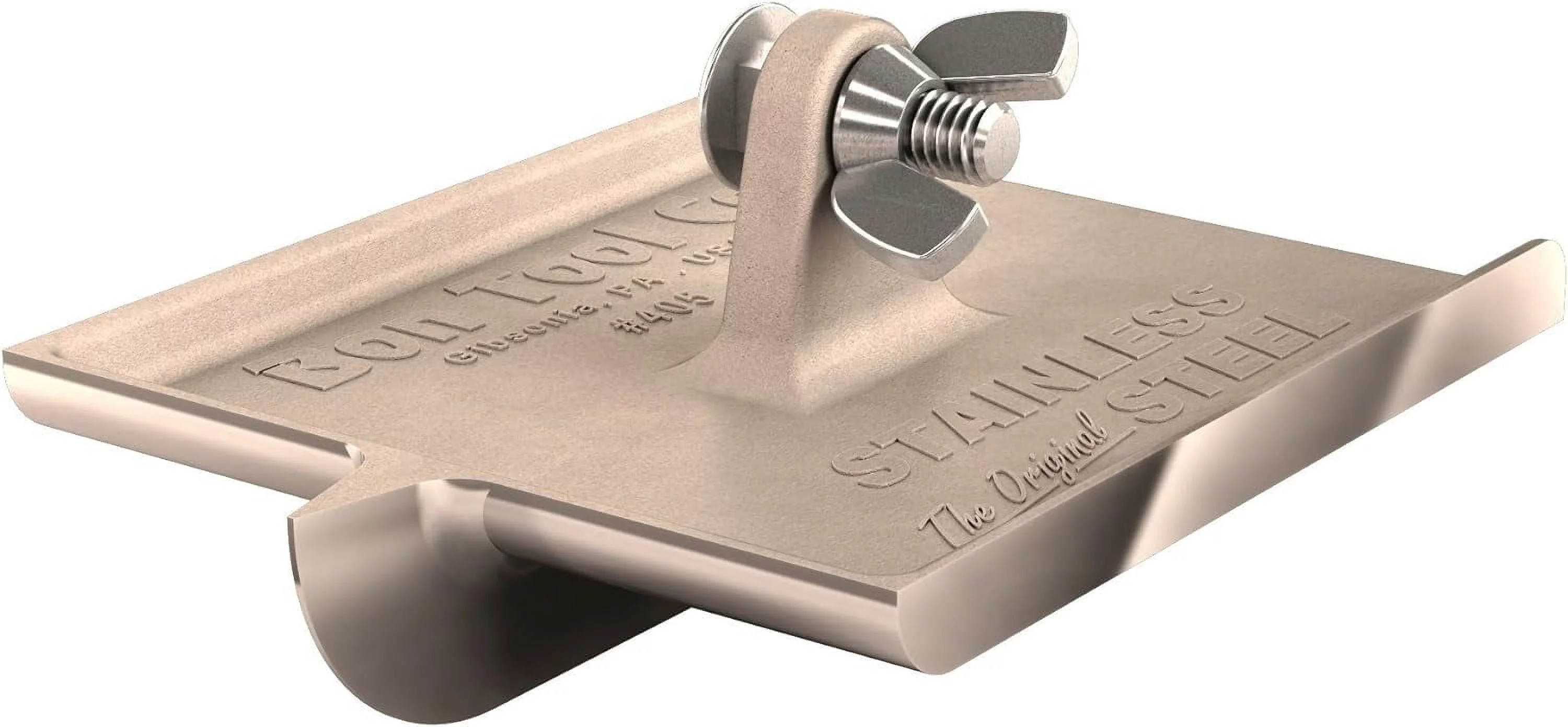 Bon 88-405 Cast Stainless Steel 6-Inch By 4-1/2-Inch Concrete Walking Groover, 3/4-Inch Bit Depth By 3/8-Inch Bit Width