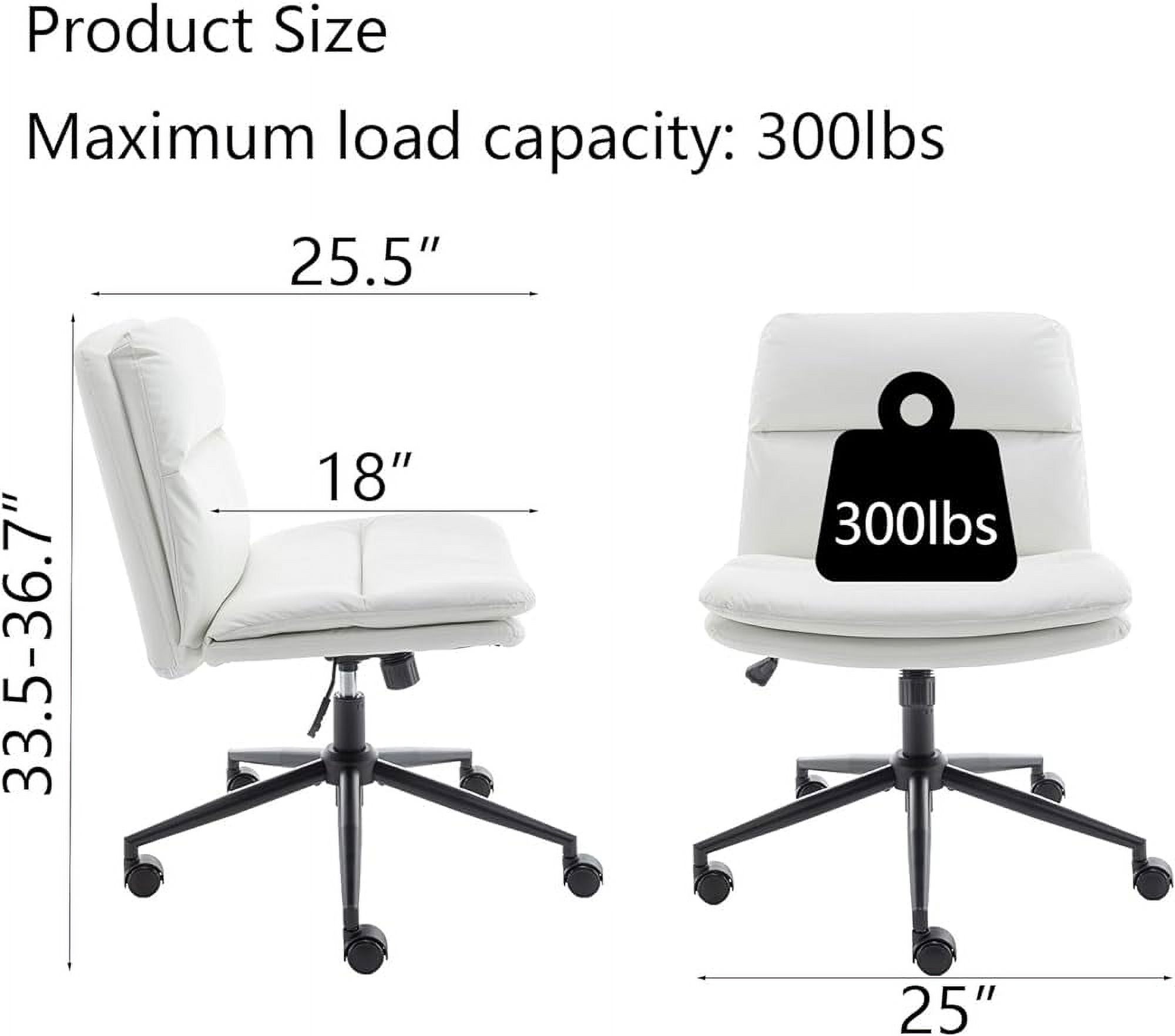 ZFGSUIJN Criss Cross Chair with Wheels  Ergonomic Home Office Desk Chairs with Black Base  Modern Vanity Chair for Home  Office  Make Up ()