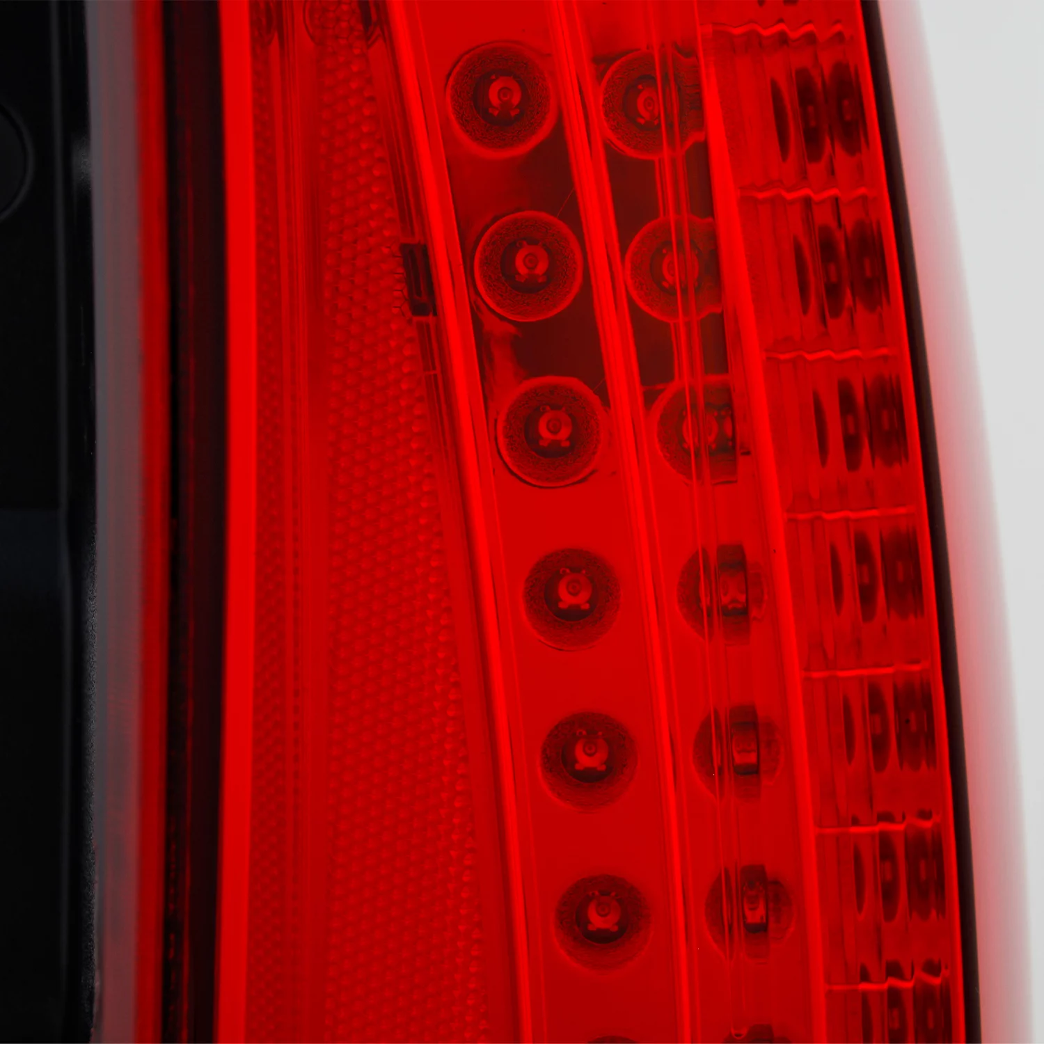 AKKON - Fits 2007-2014 Cadillac Escalade ESV SUV LED Chrome Red Tail Lights Brake Lamp Pair Driver Left+Passenger Right