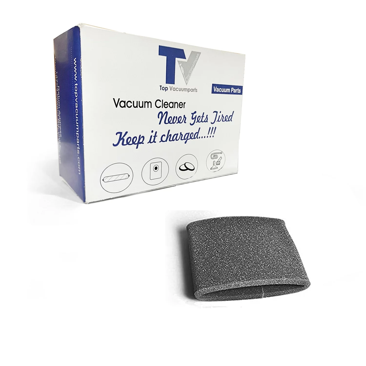 3 TVP Replacement for Shop-Vac Foam Sleeve Vacuum Cleaner Foam Filter # 9058500, 246