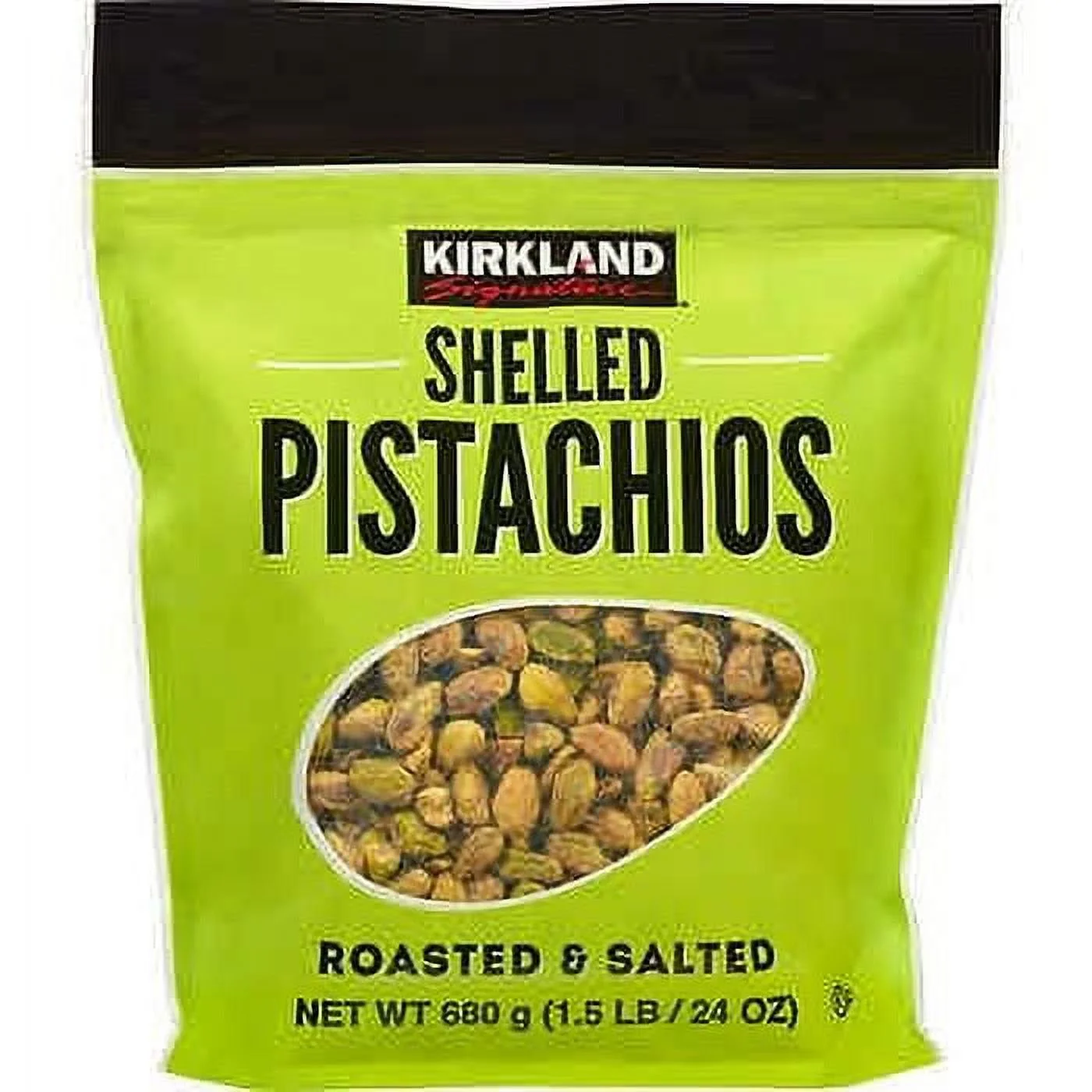 Kirkland Signature Shelled Pistachios, Roasted & Salted, 1.5 lbsAlong with Spoon and Tissue